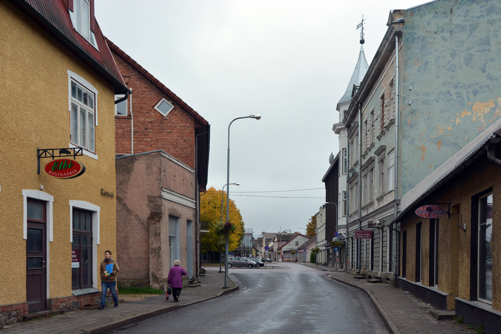 Tartu tänav Viljandis rephoto
