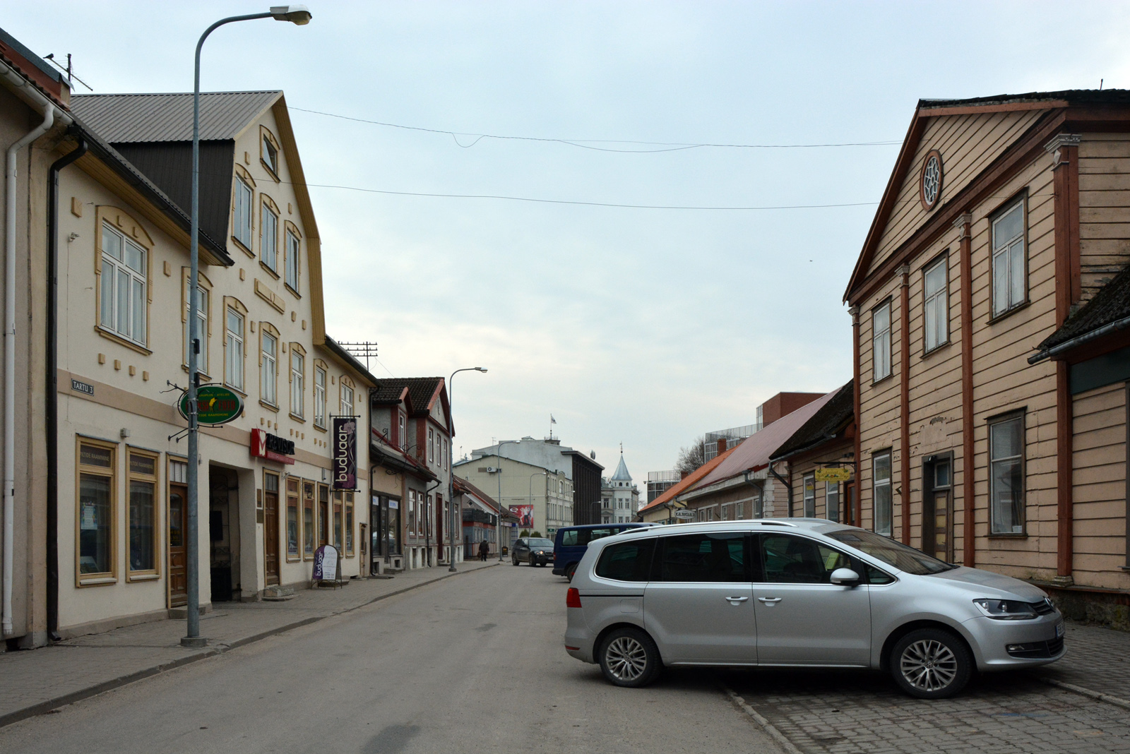 fotonegatiiv, Viljandi, Tartu tänava algusosa (Tartu tänav 3/5 jt) rephoto