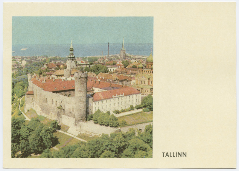 Vaade Toompea lossile, aerofoto. – P. Kuznetsov - Ajapaik