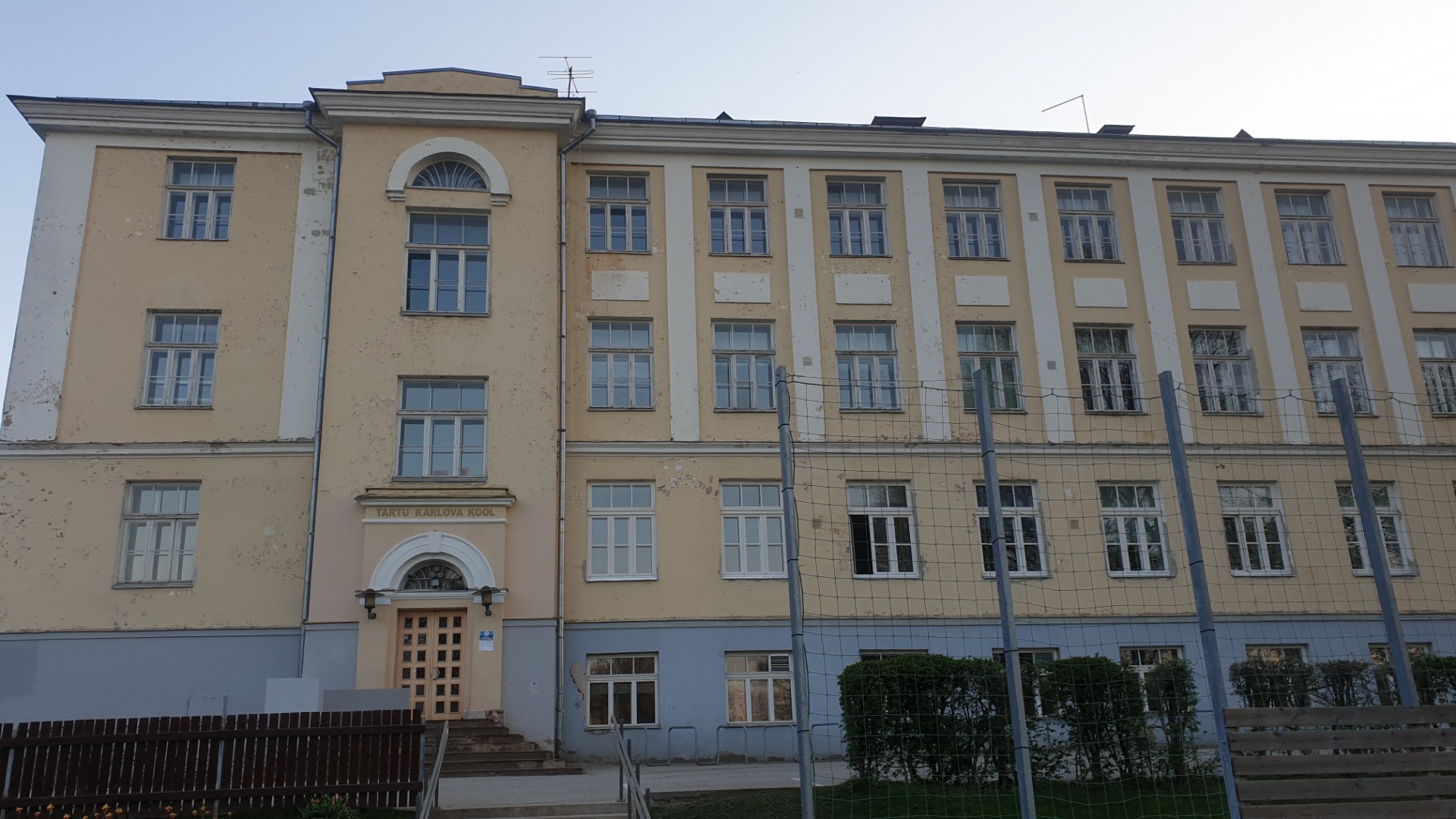 Tartu 5. Algkool, vaade Aleksandri tänava poolt rephoto