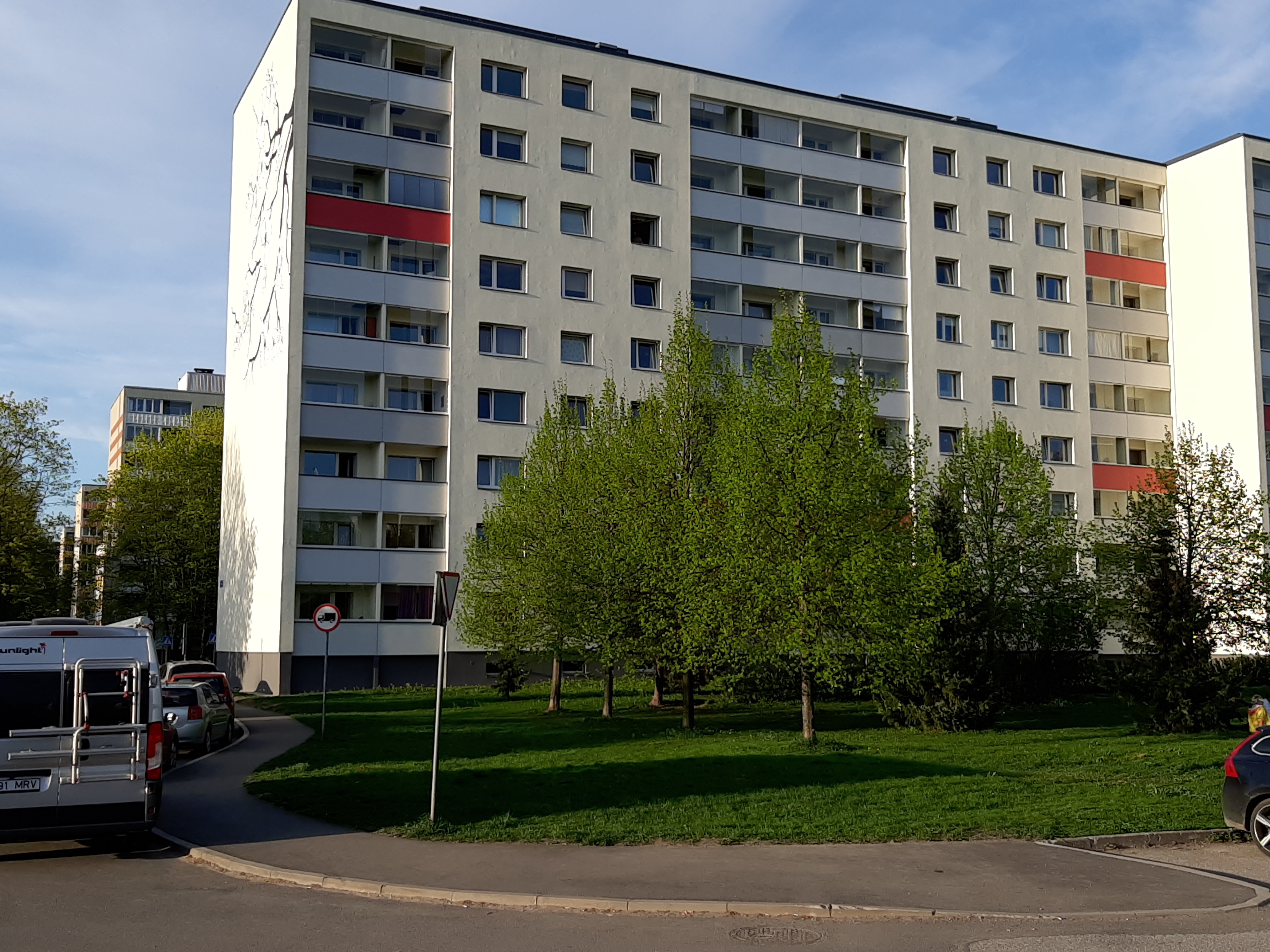 Lilleküla, view of panel rooms rephoto