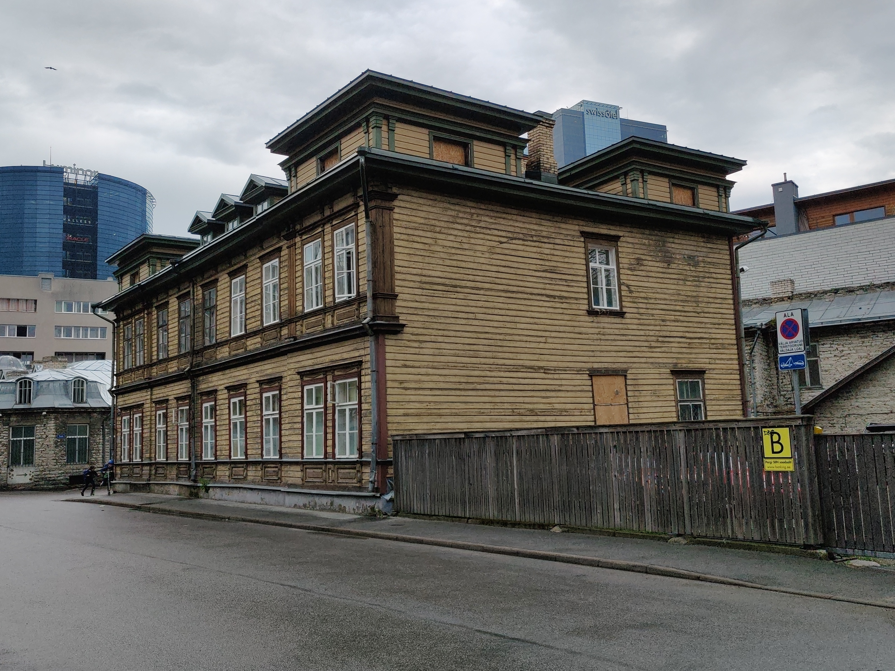 The house where the Tallinn infectious beard was located from 1909 to 1914 rephoto