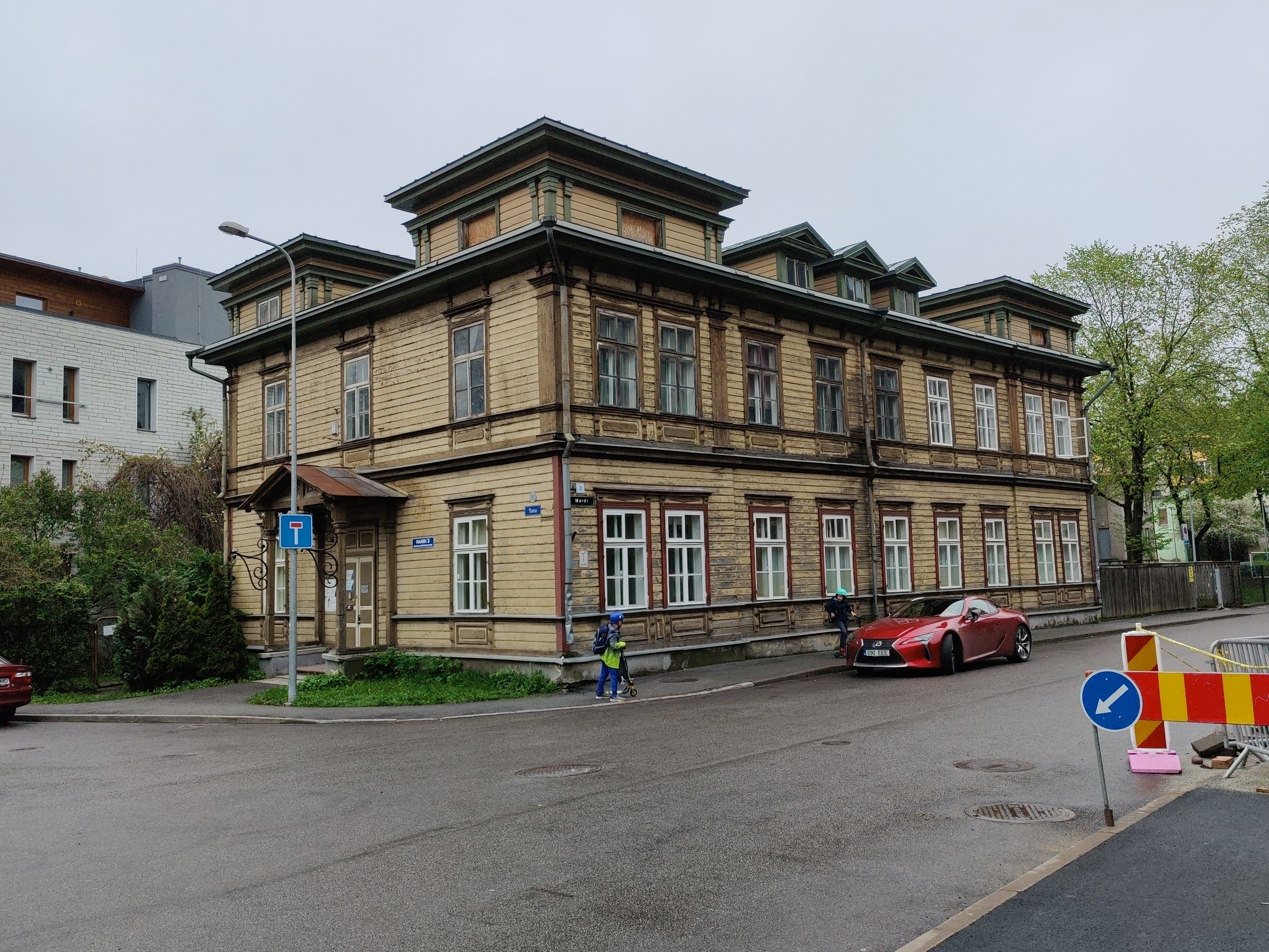 The house where the Tallinn infectious beard was located from 1909 to 1914 rephoto