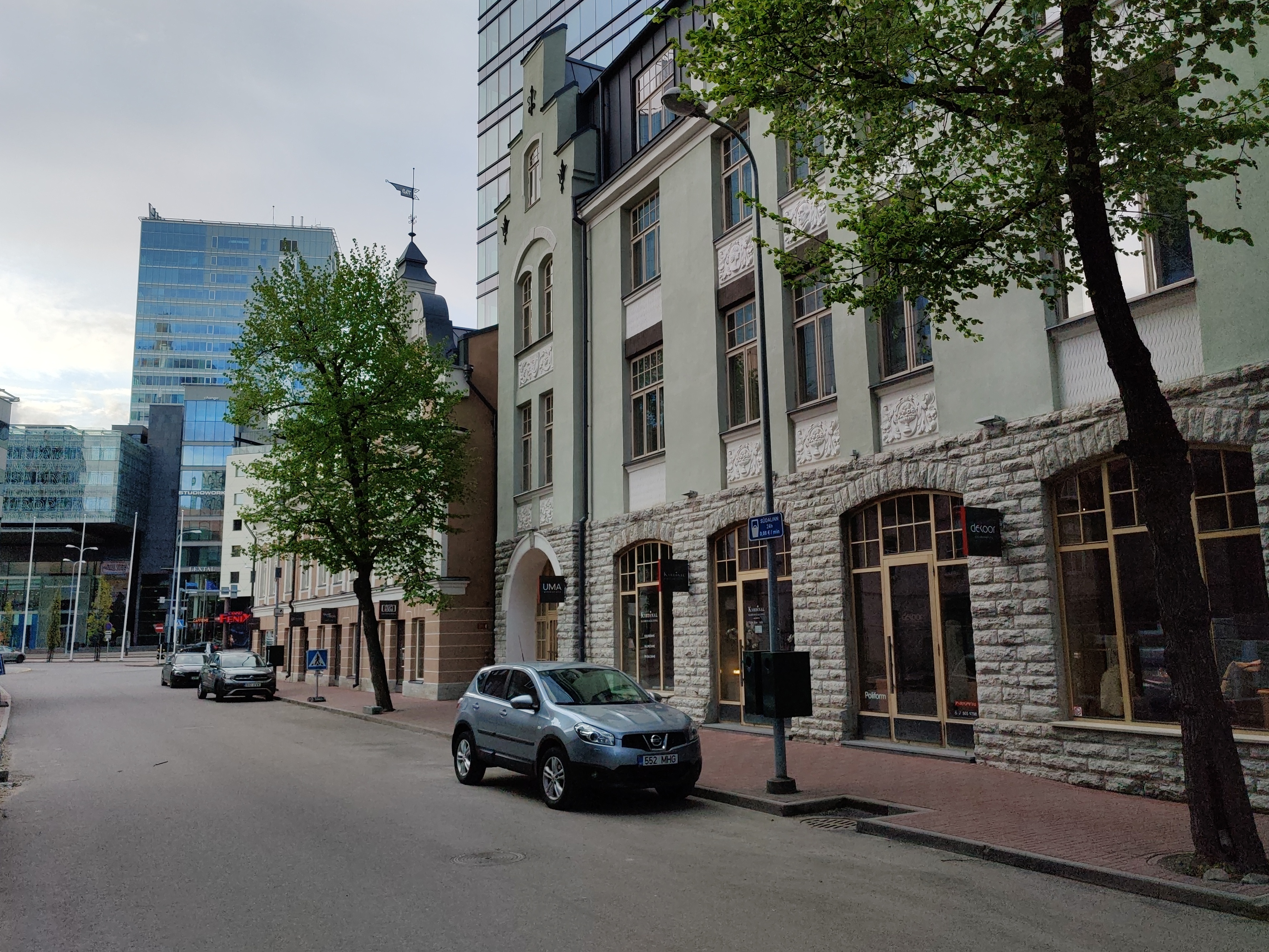 Maakri Street in Tallinn rephoto