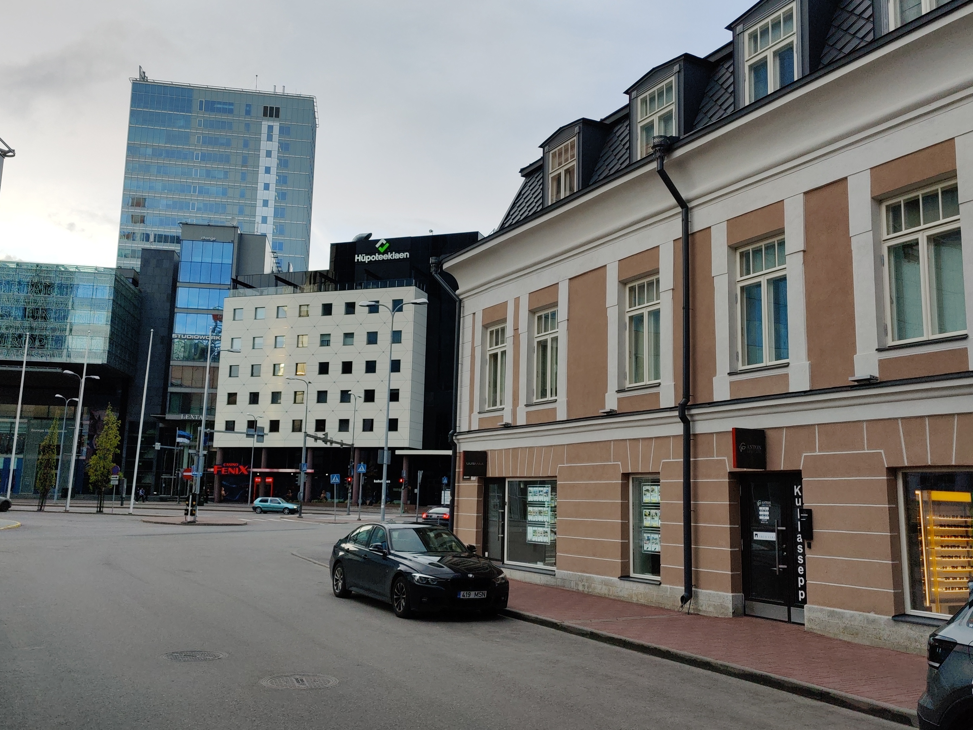 Maakri Street in Tallinn rephoto