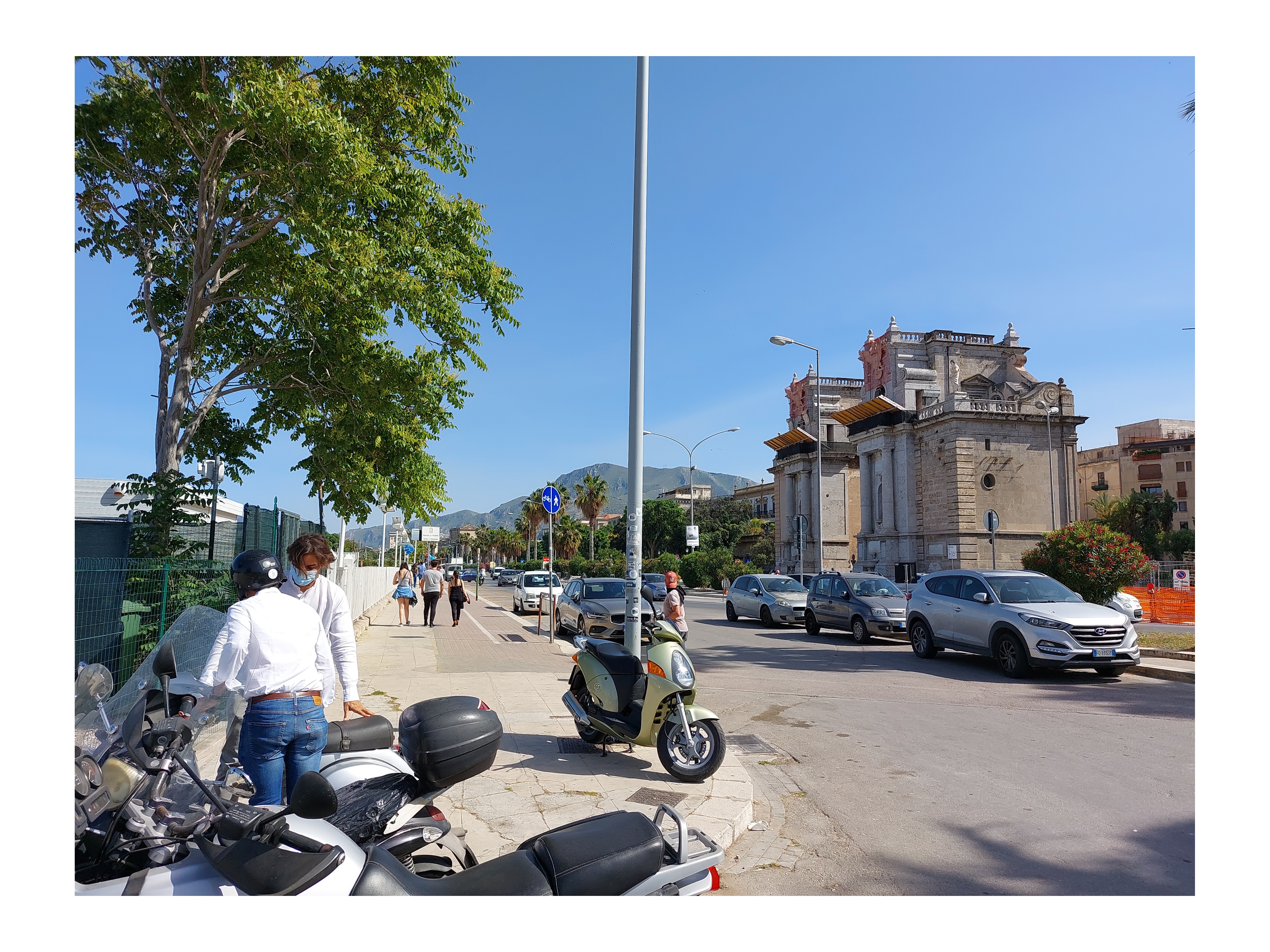 Palermo. Foro Italico en Porta Felice rephoto