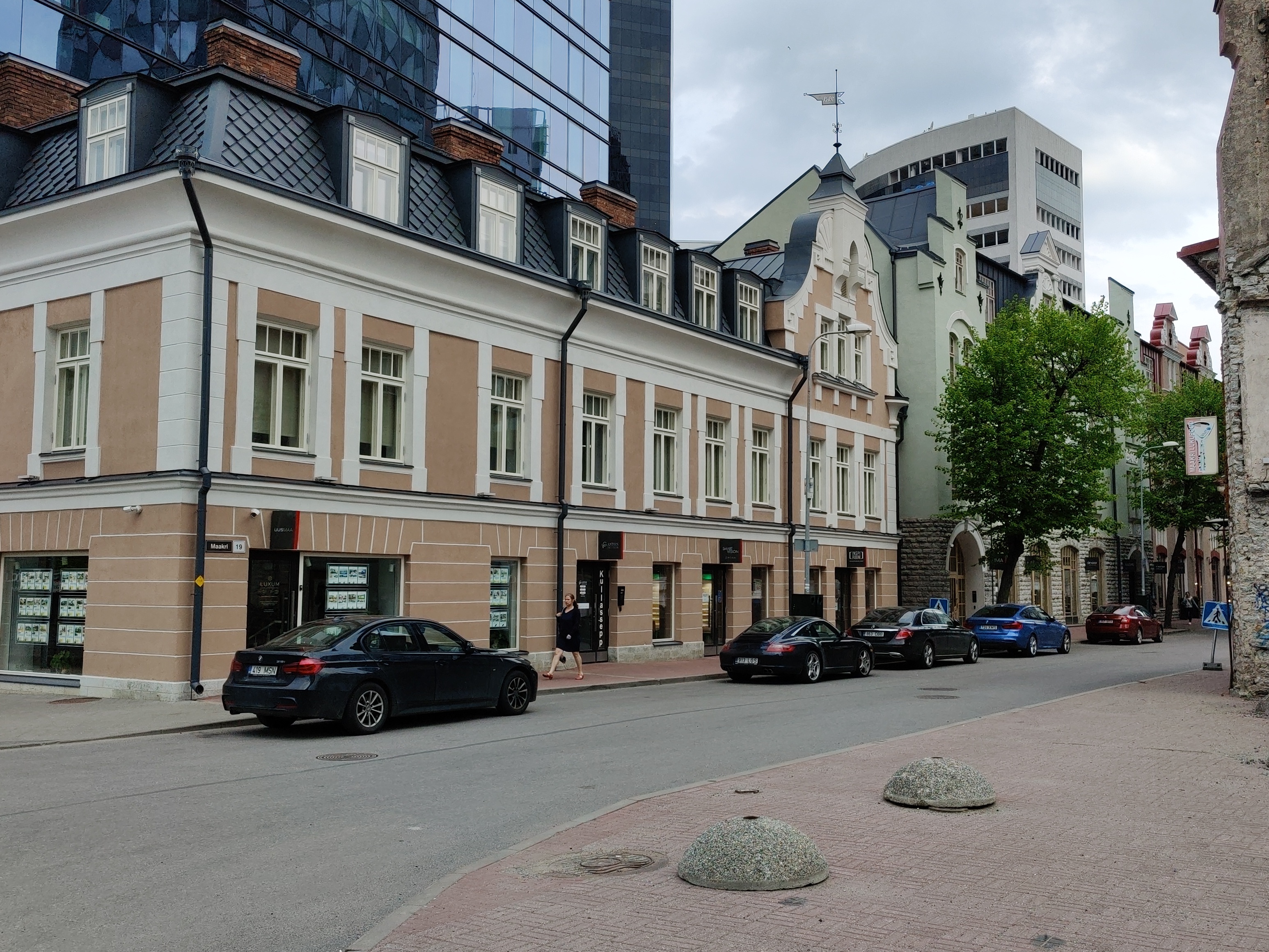 Maakri Street in Tallinn rephoto