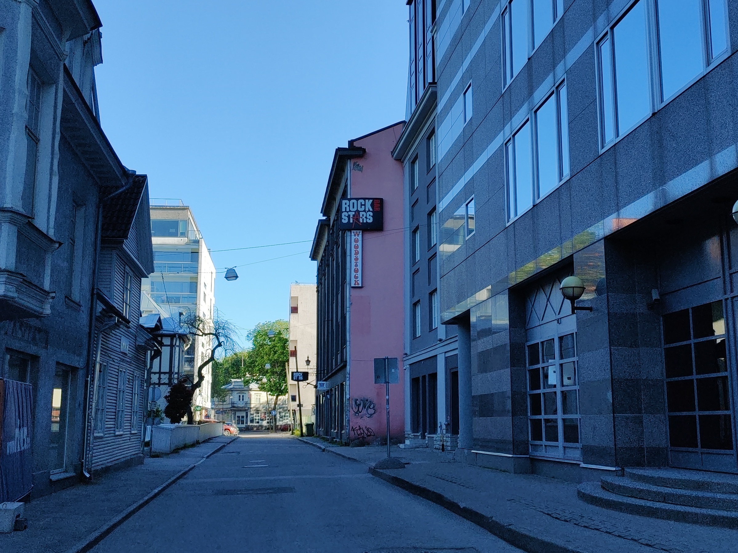 View of the building Tatari Street 4. rephoto