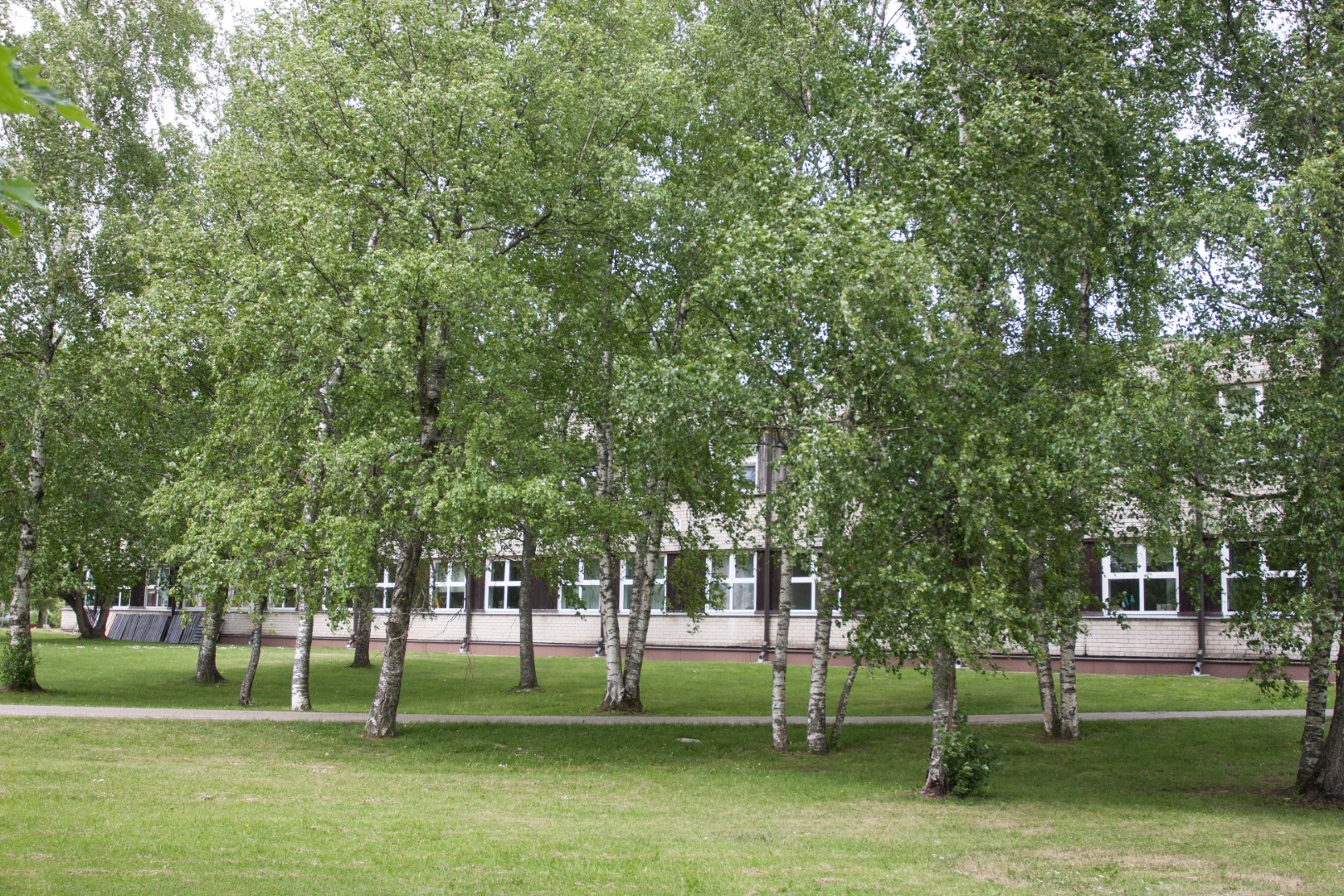 Aruküla keskusehoone, vaade. Arhitekt Maie Penjam rephoto