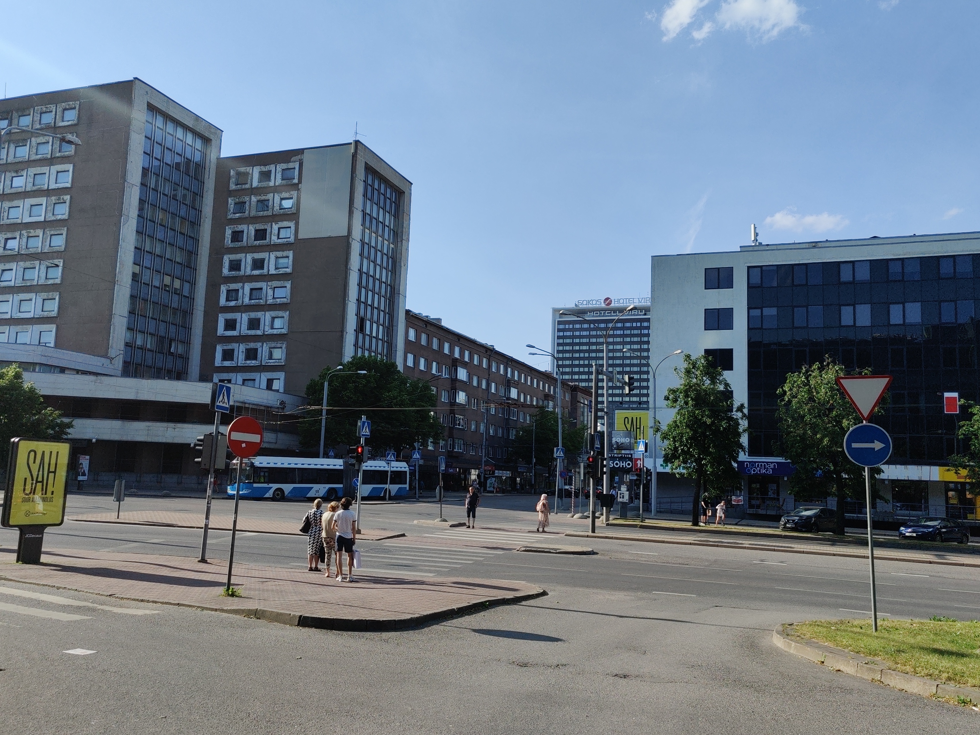 Rävala puiestee in Tallinn rephoto