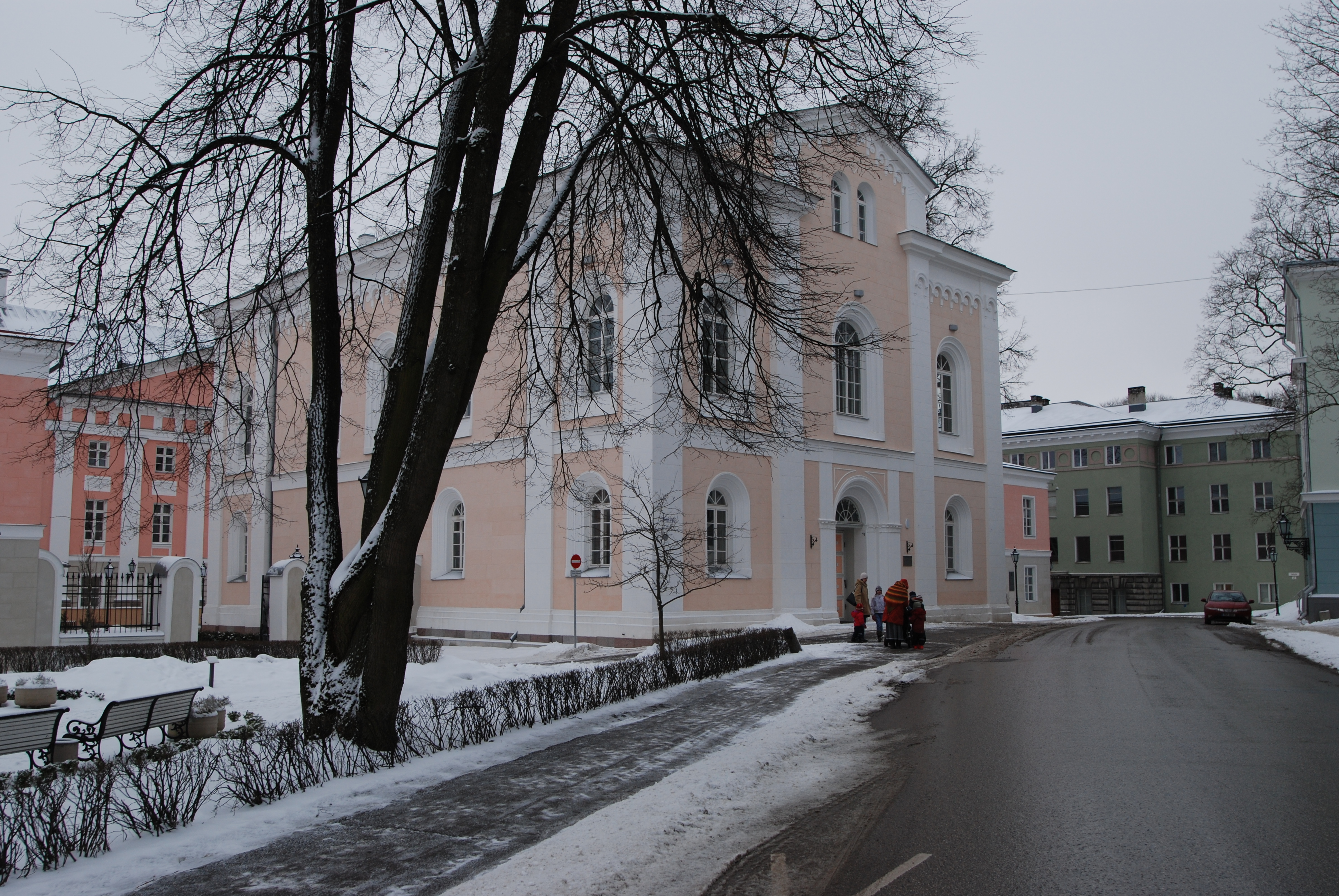 Ülikooli kirik, vaade Gustav-Adolfi tänavalt rephoto