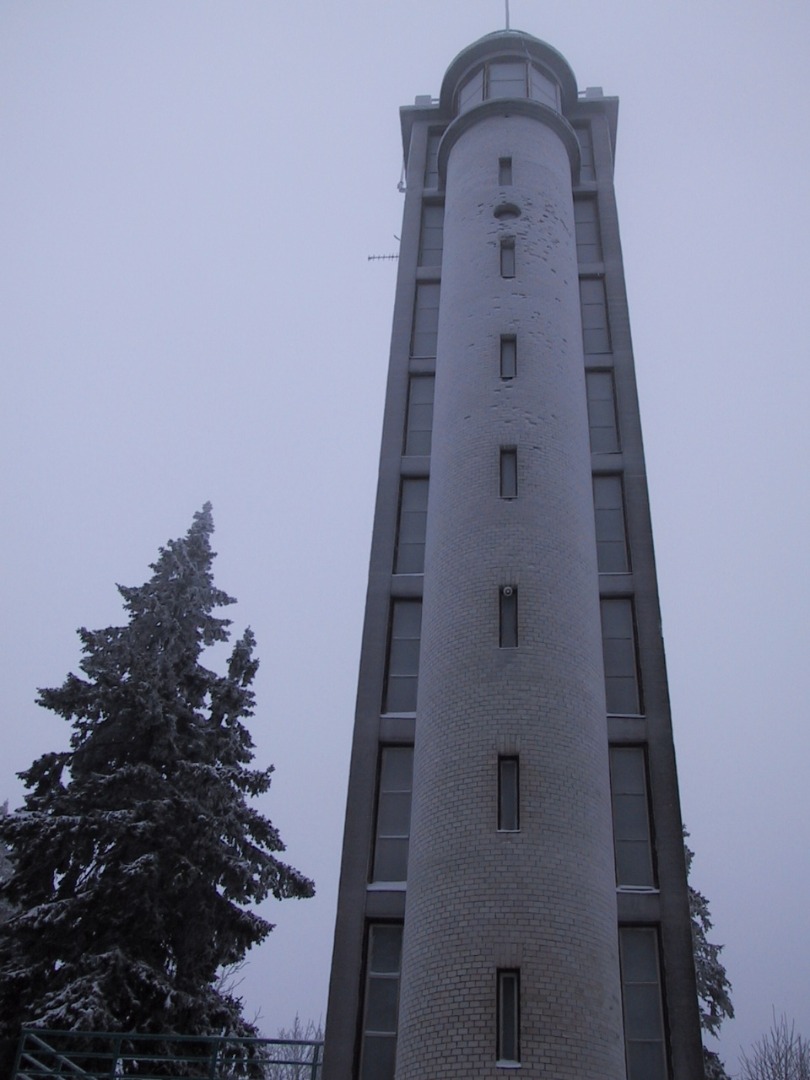 Photo. Big Munamäe view tower 1990s. rephoto