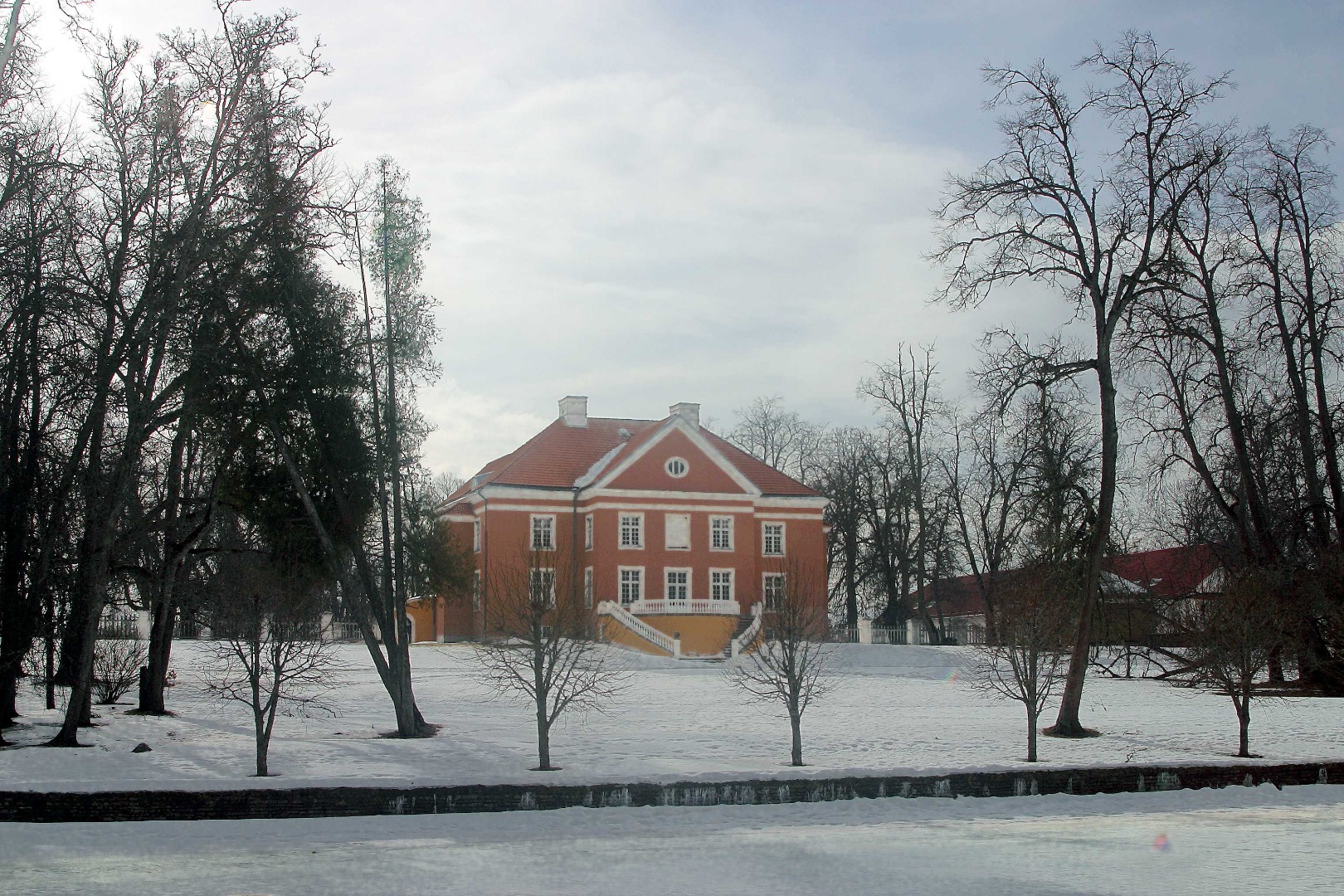 Palmse Manor's Gentleman House (the present appearance received 1782-85) rephoto