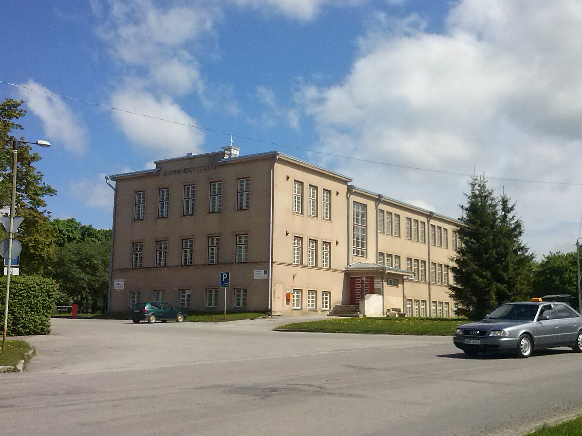 Schoolhouse - Rakvere German Gymnasium rephoto