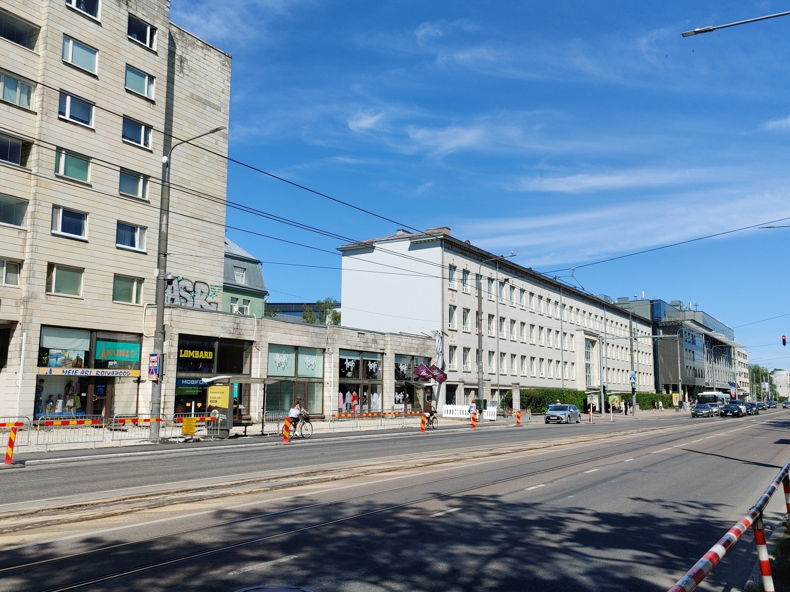 Street in Tallinn rephoto