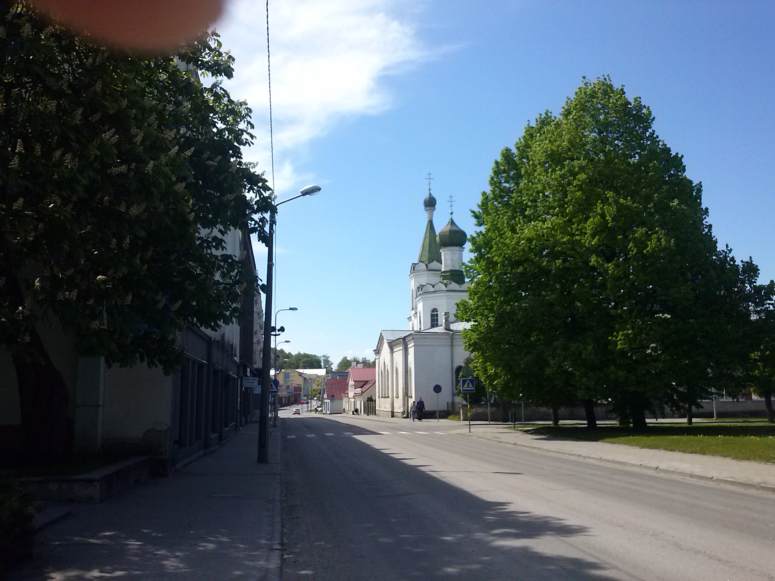 Peterburgi (Tallinna) tänav ap.-õigeusu kirikuga rephoto