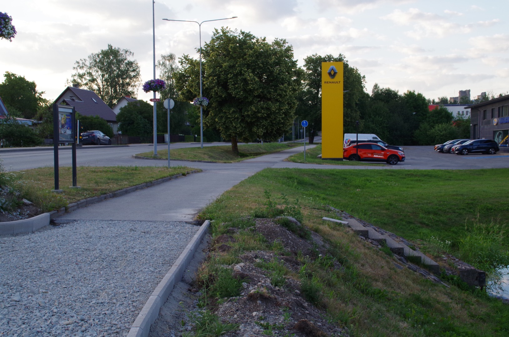 View of Rakvere fortress rephoto