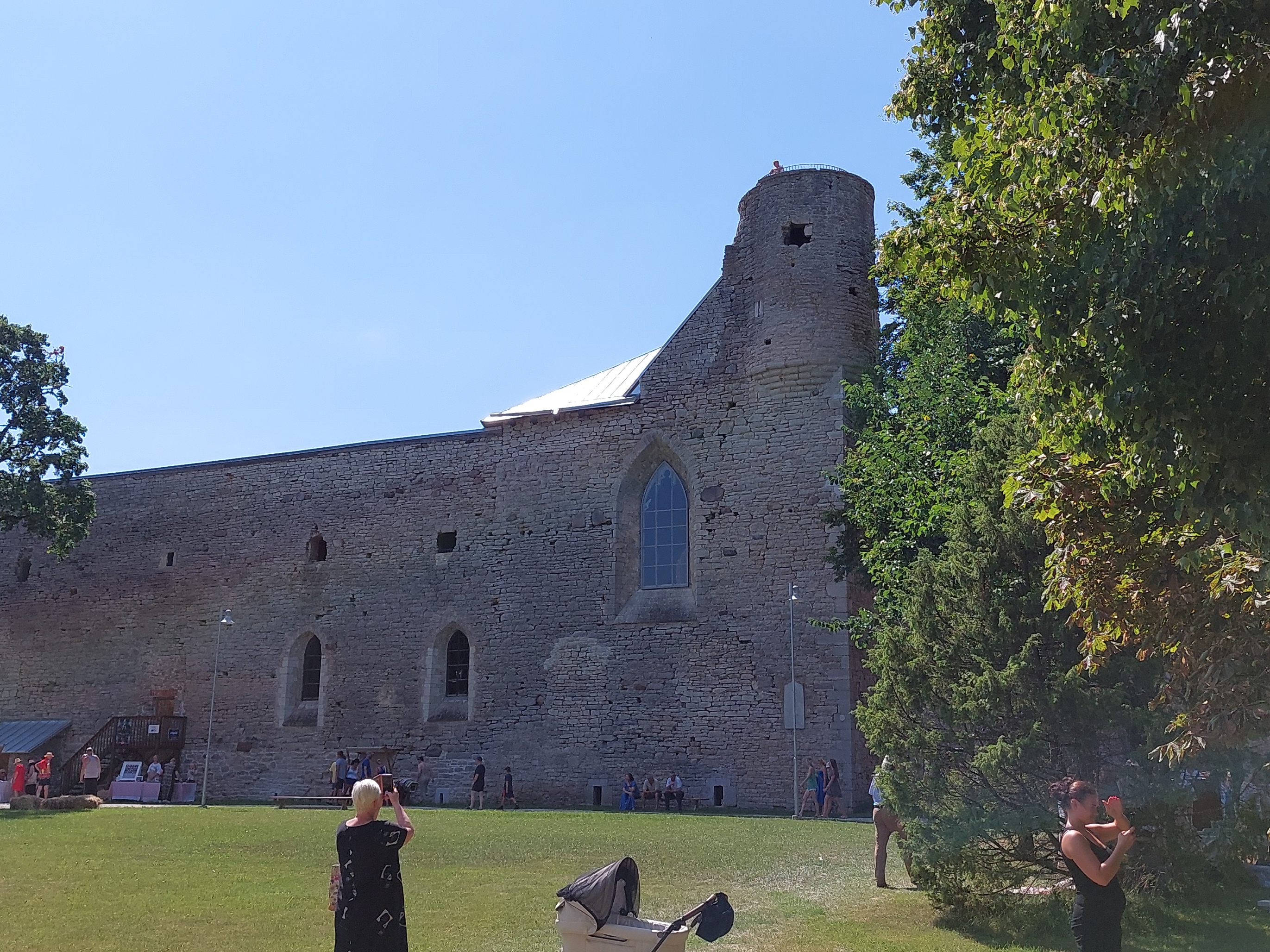 Padise monastery, view of the building rephoto