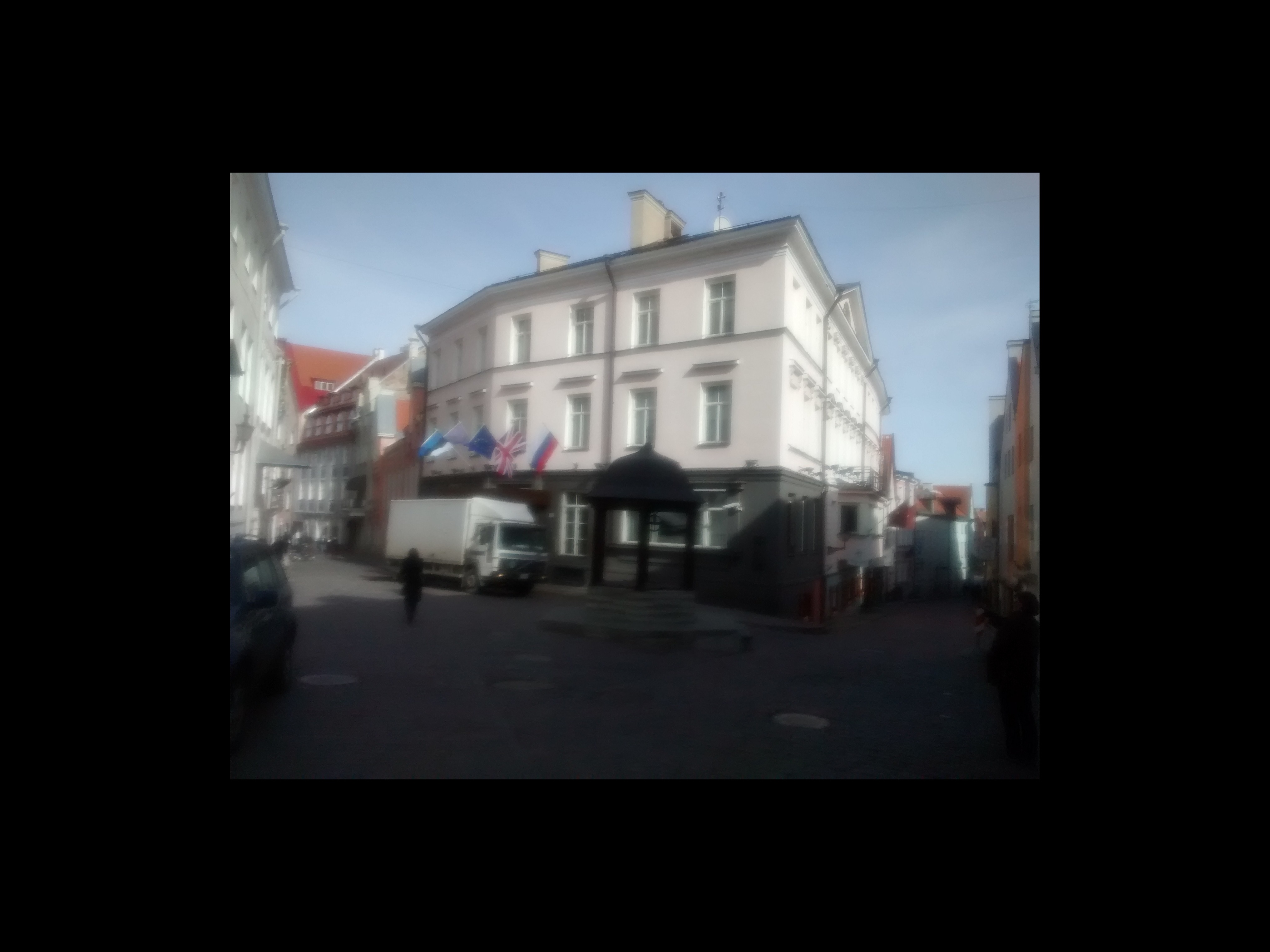 Rataskaevu ja Dunkri tänava nurk, "Hotell Peterburg" rephoto