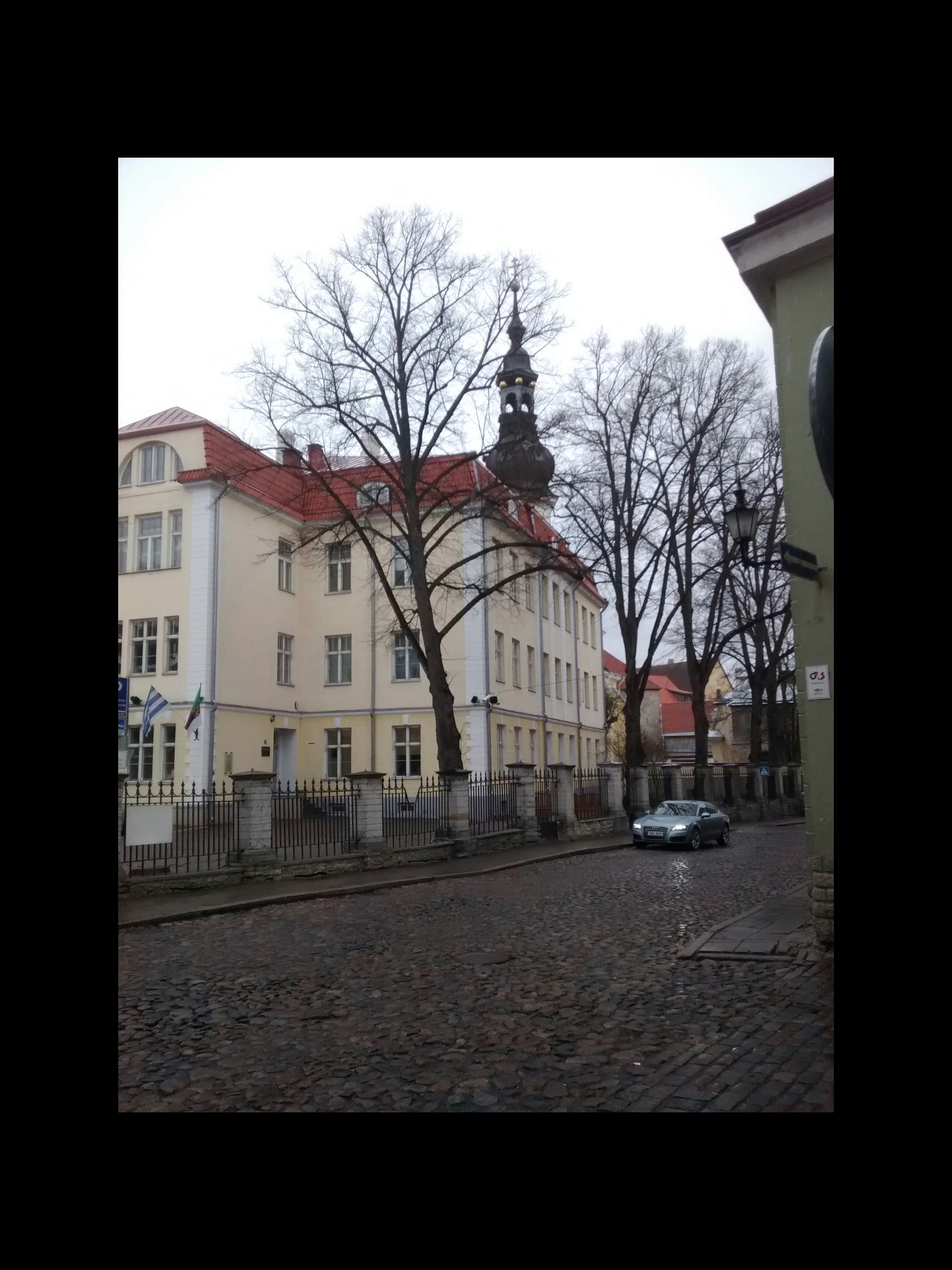 Issandamuutmise kirik ja koolihoone (Suur-Kloostri tänaval) rephoto