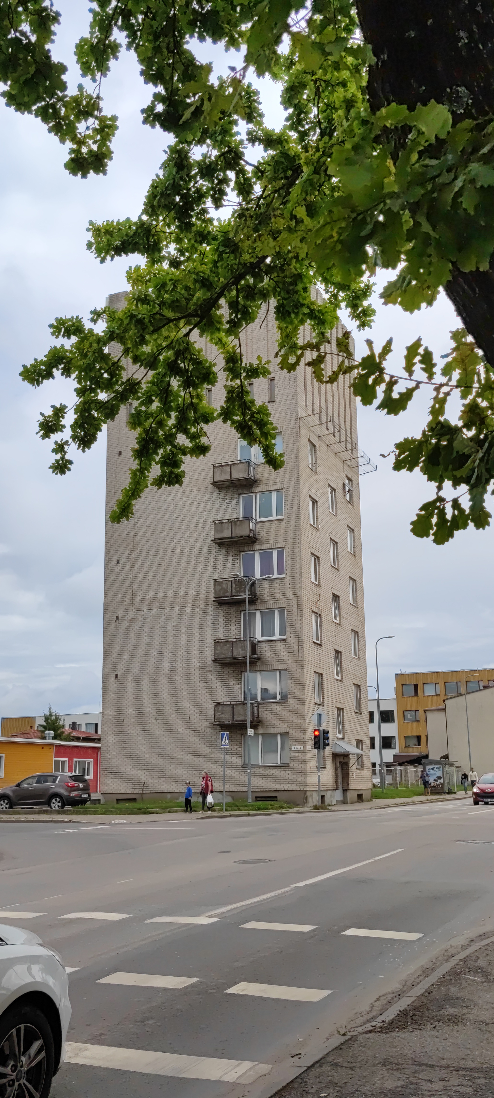 A water tower house on Jakobson Street. rephoto