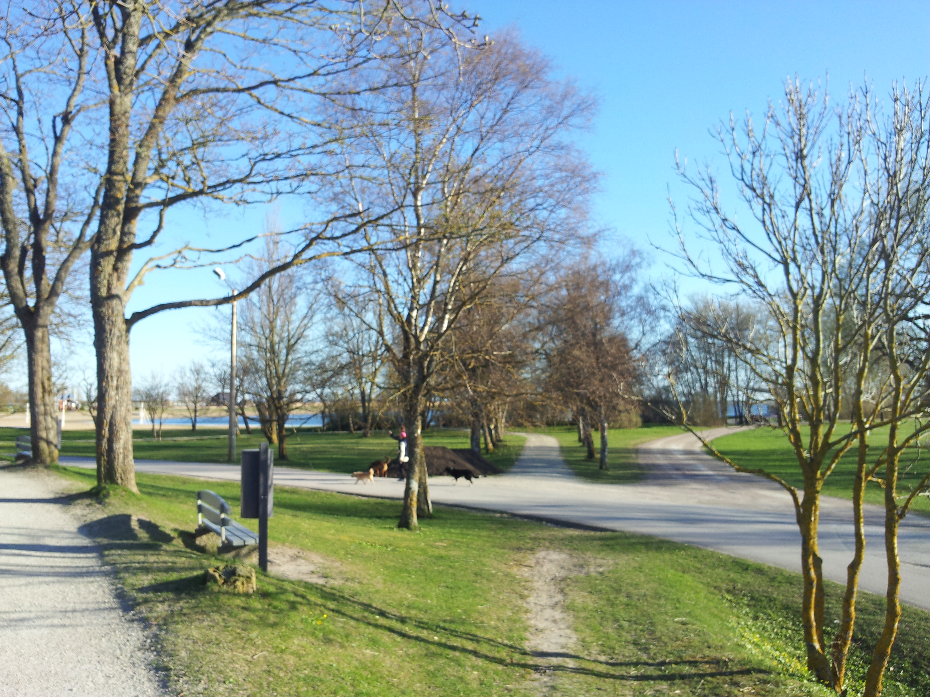 Kohvik "Trinkhalle" rannas. rephoto