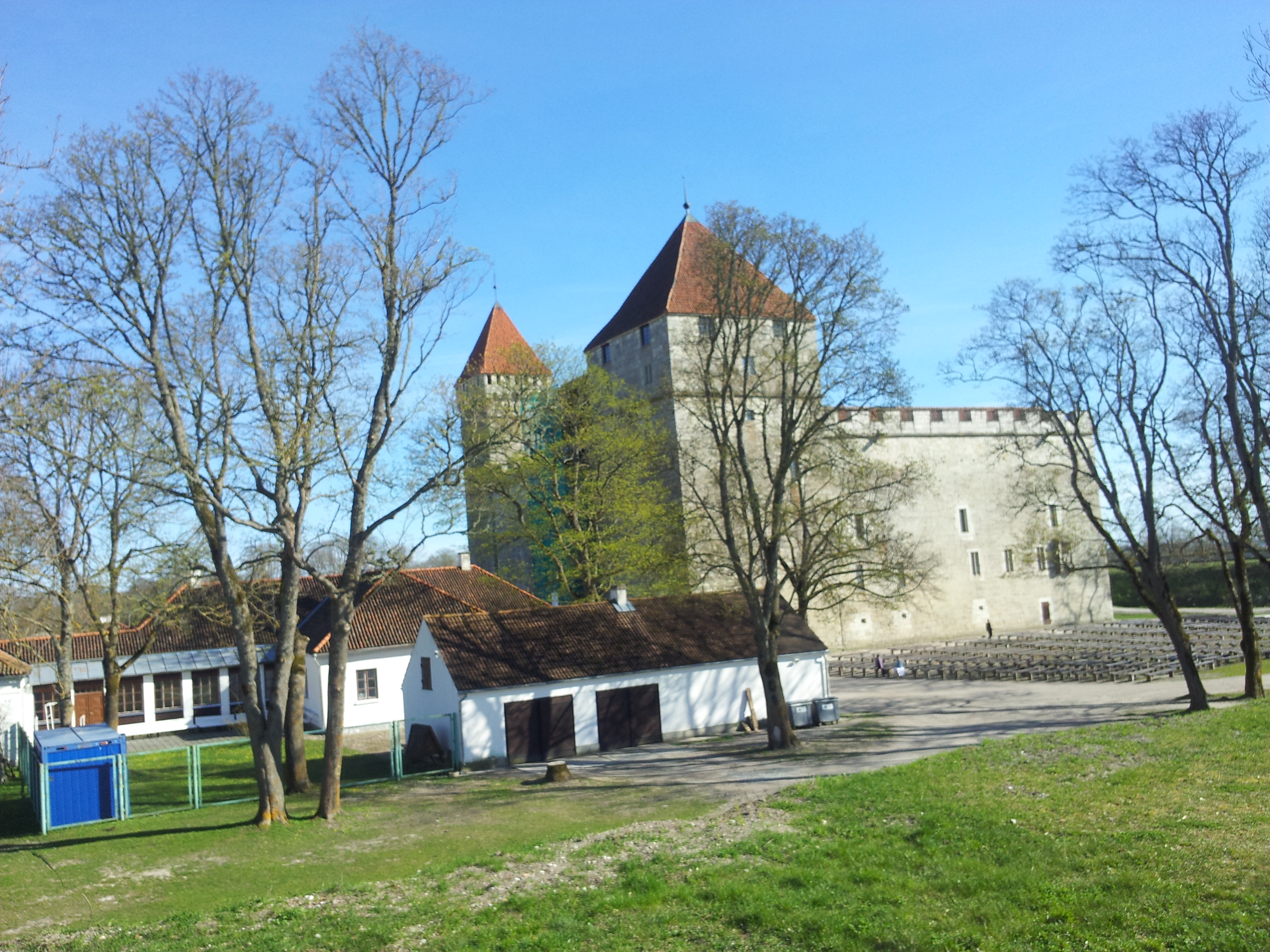 Kuressaare lossi vaade rephoto