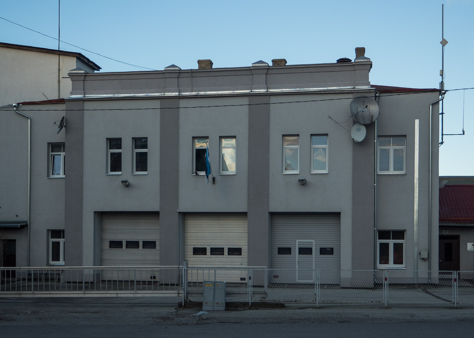 3. Armed Firemando building built on the 30th anniversary of the Soviet fire extinguishment in 1948. rephoto