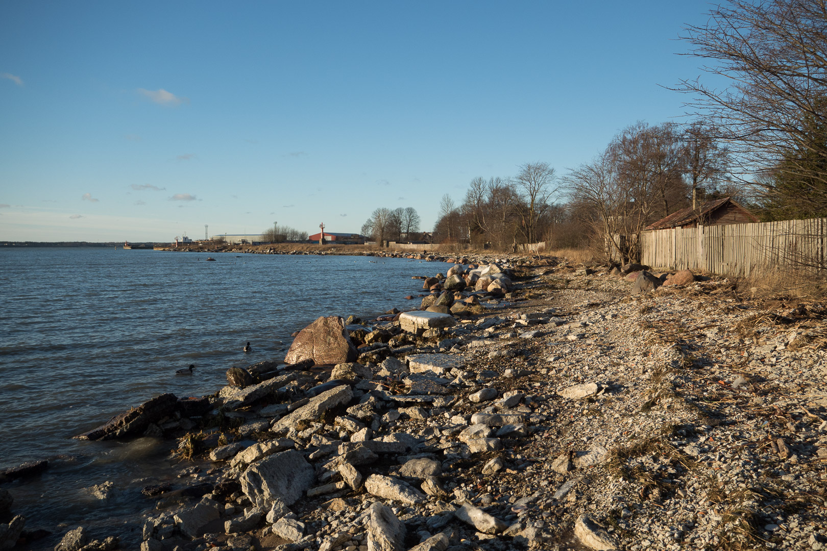 Reval : Strand at Ziegelskoppel rephoto