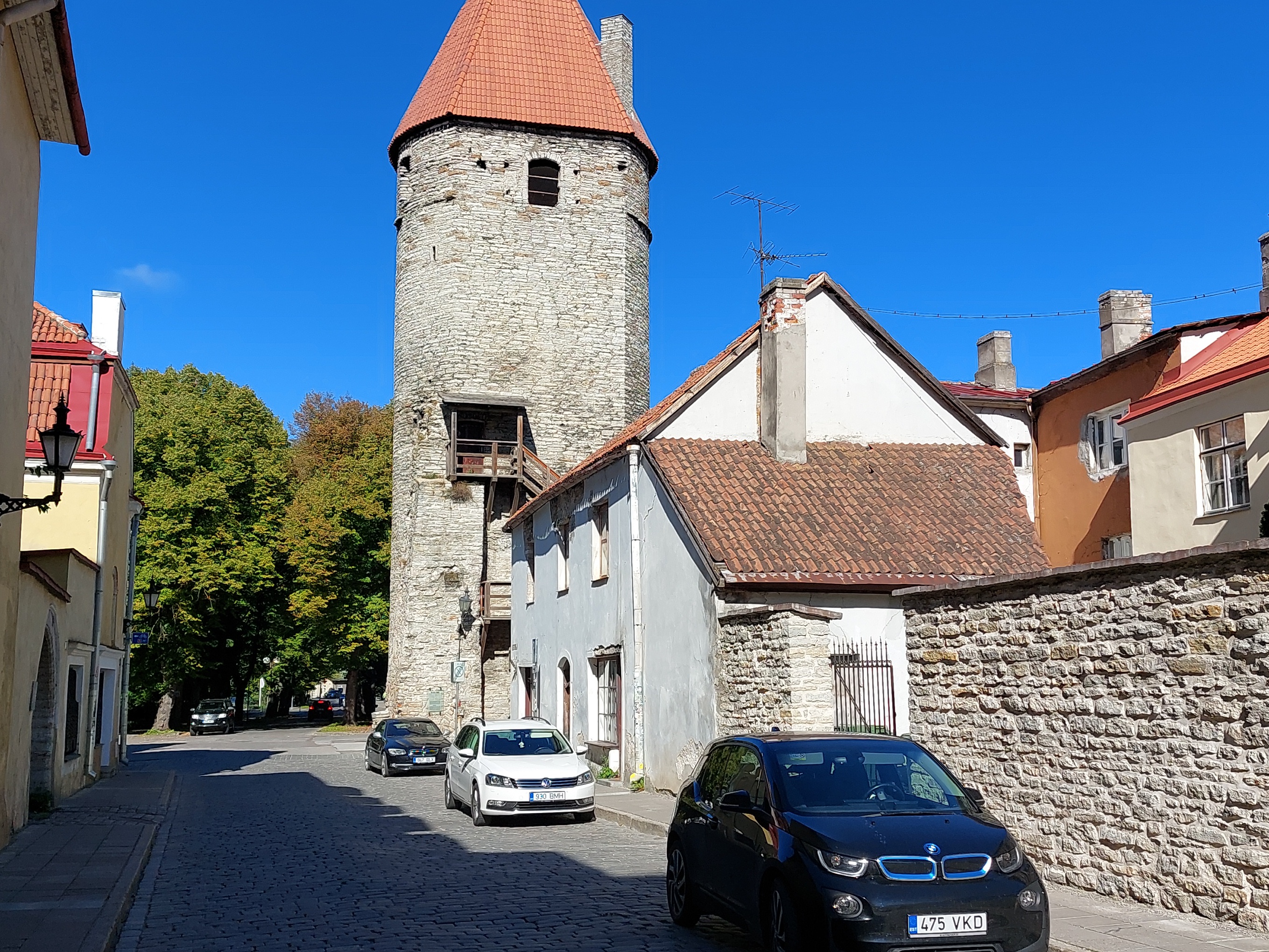 Tallinn. Plate Tower rephoto