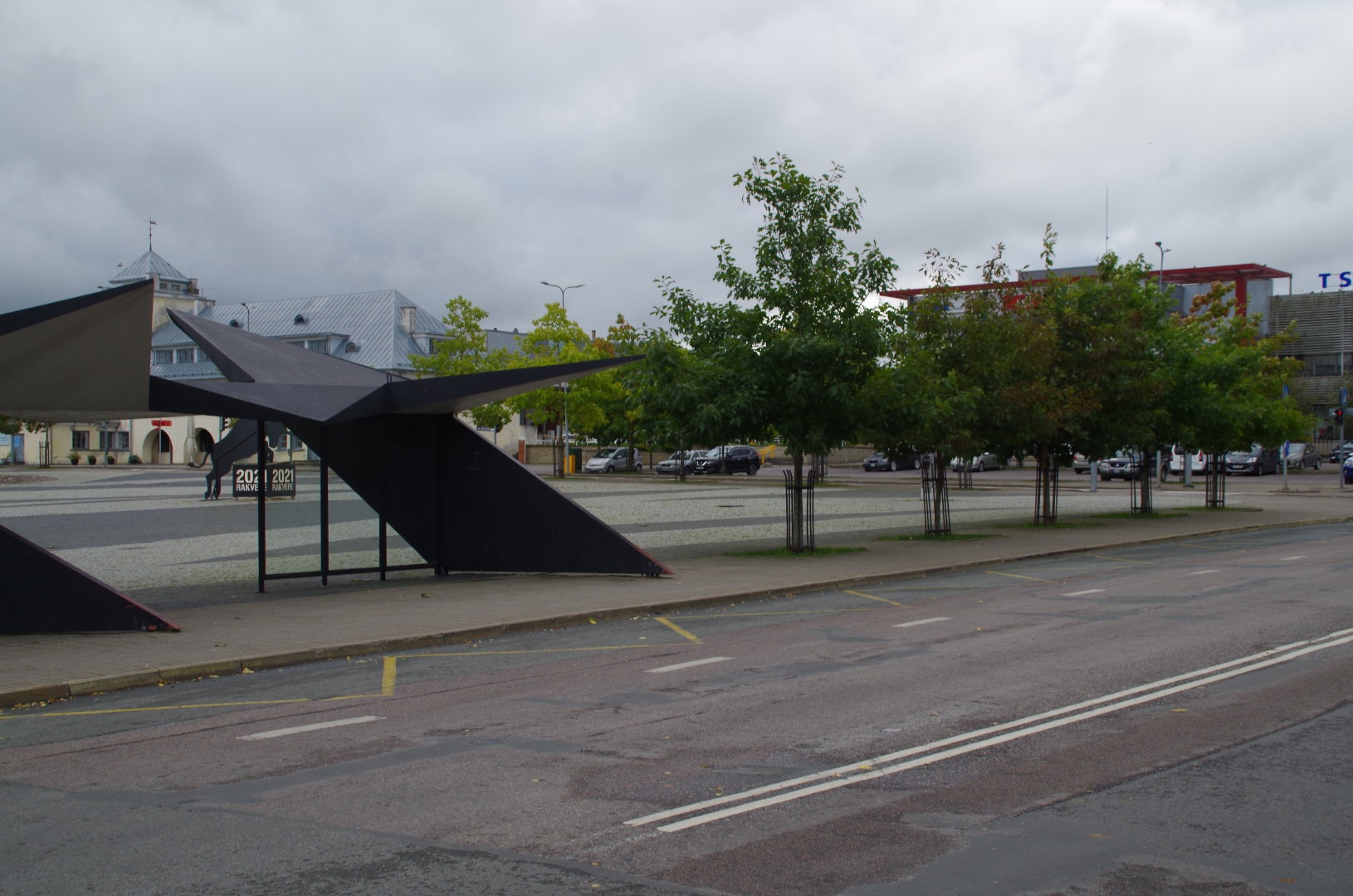 Rakvere. 1. mai paraad Turu platsil rephoto