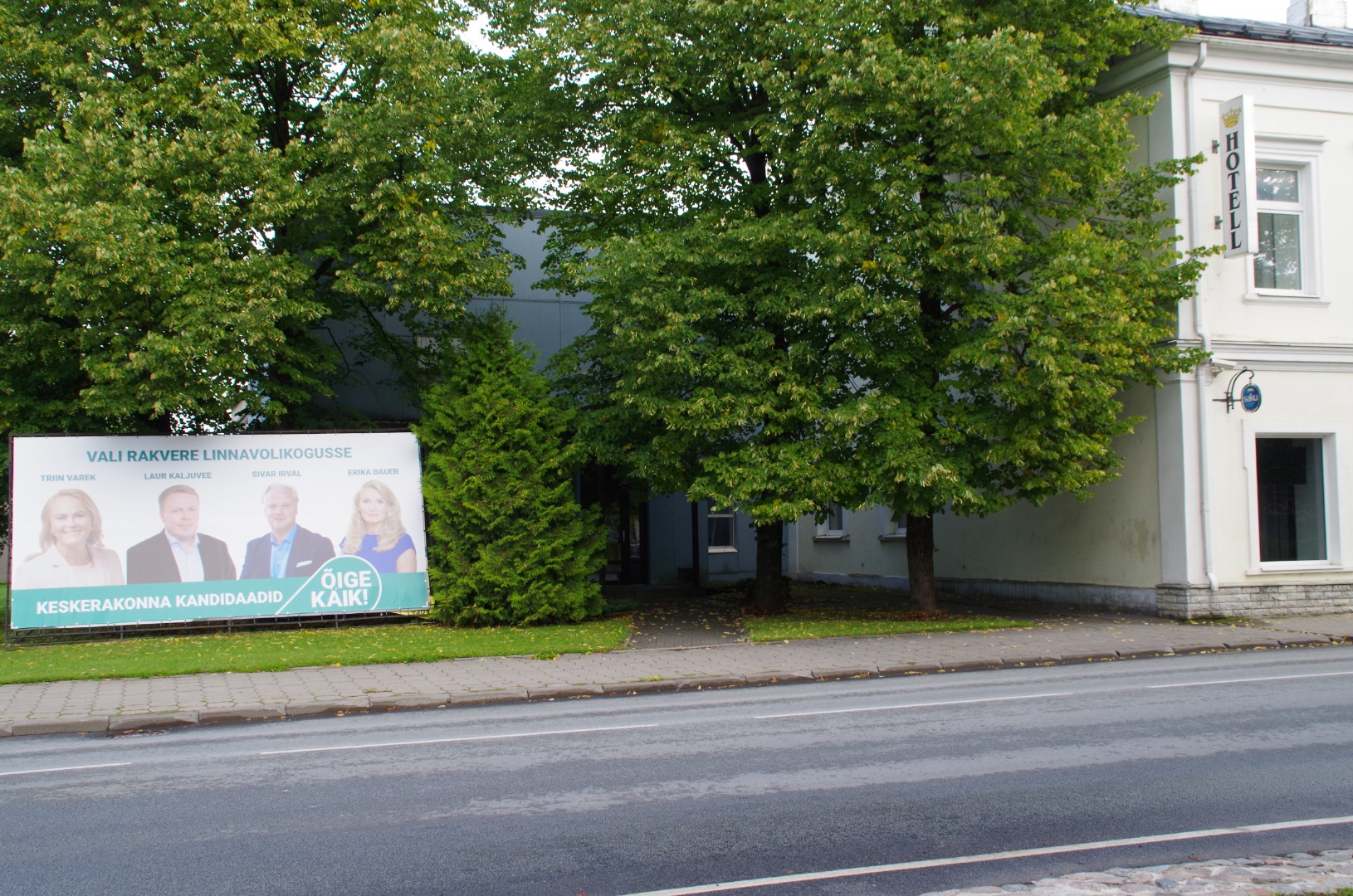 Hotelli Wesenberg juurdeehitus Rakveres rephoto