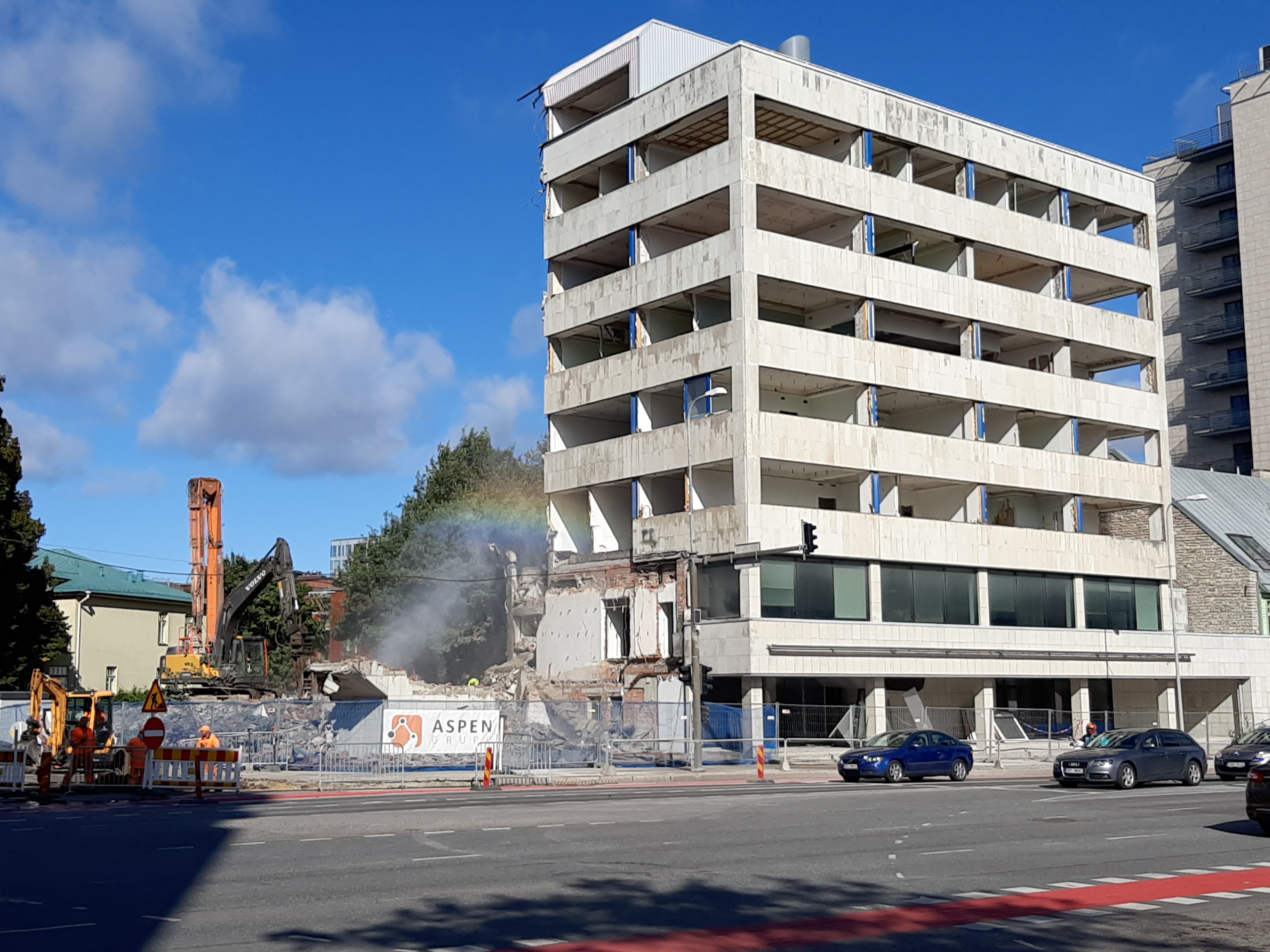 Production unit Eesti Gaas building in Kingissepa t 9. rephoto
