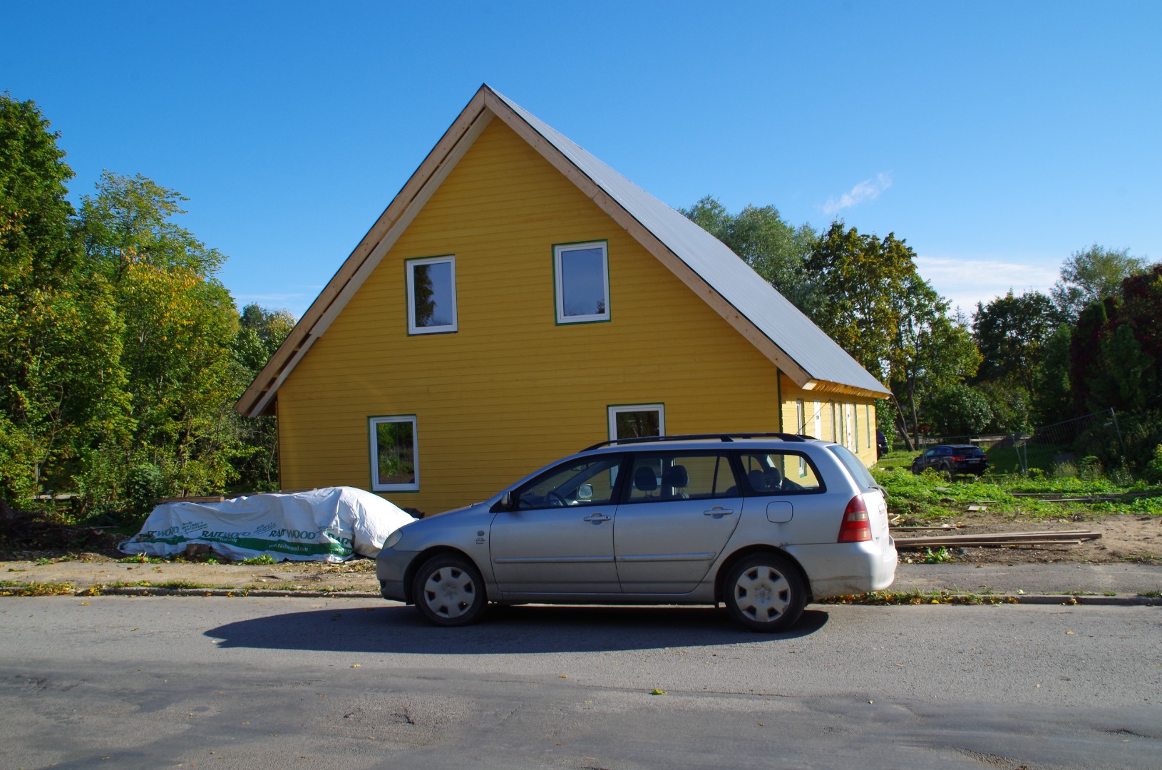 The house where he lived in 1903-1904 Kristjan Raud and in 1910 Paul Raud Lääne-Viru county Rakvere city of garden 5 rephoto