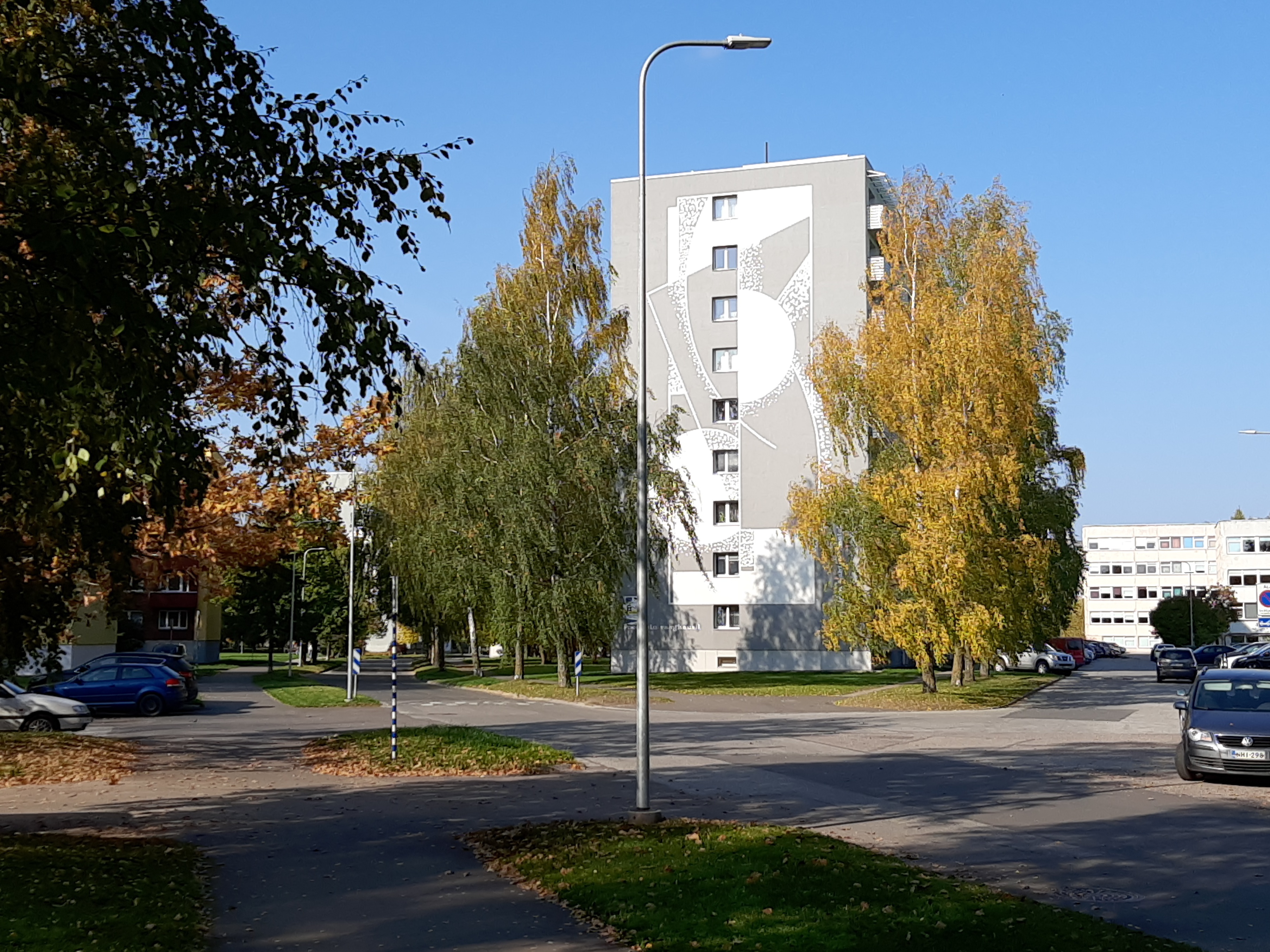 Tartu Annelinn: üheksakorruselised korterelamud rephoto