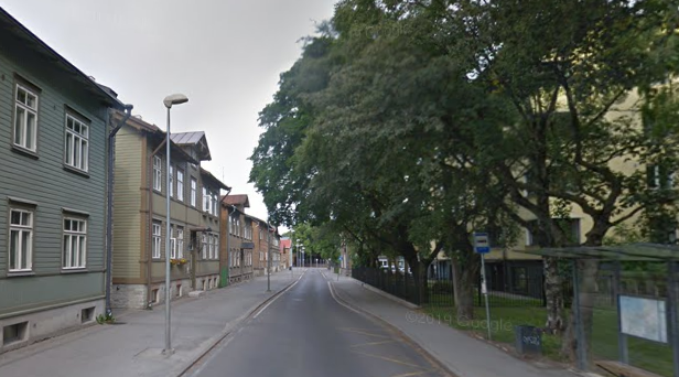 View of the building J. Nikonov Street 17. rephoto