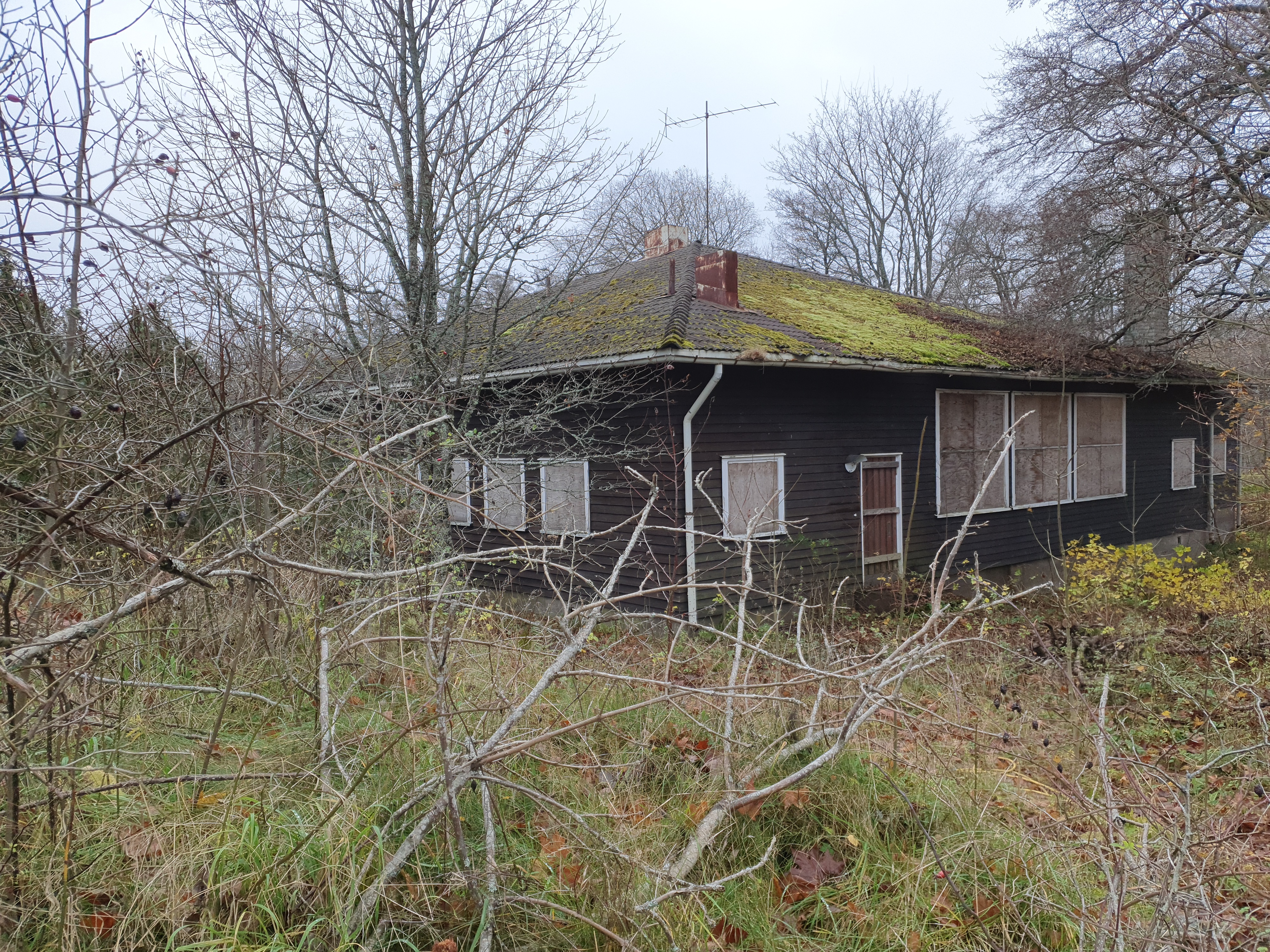 Vallisaaren kansakoulu. Vallisaari. rephoto