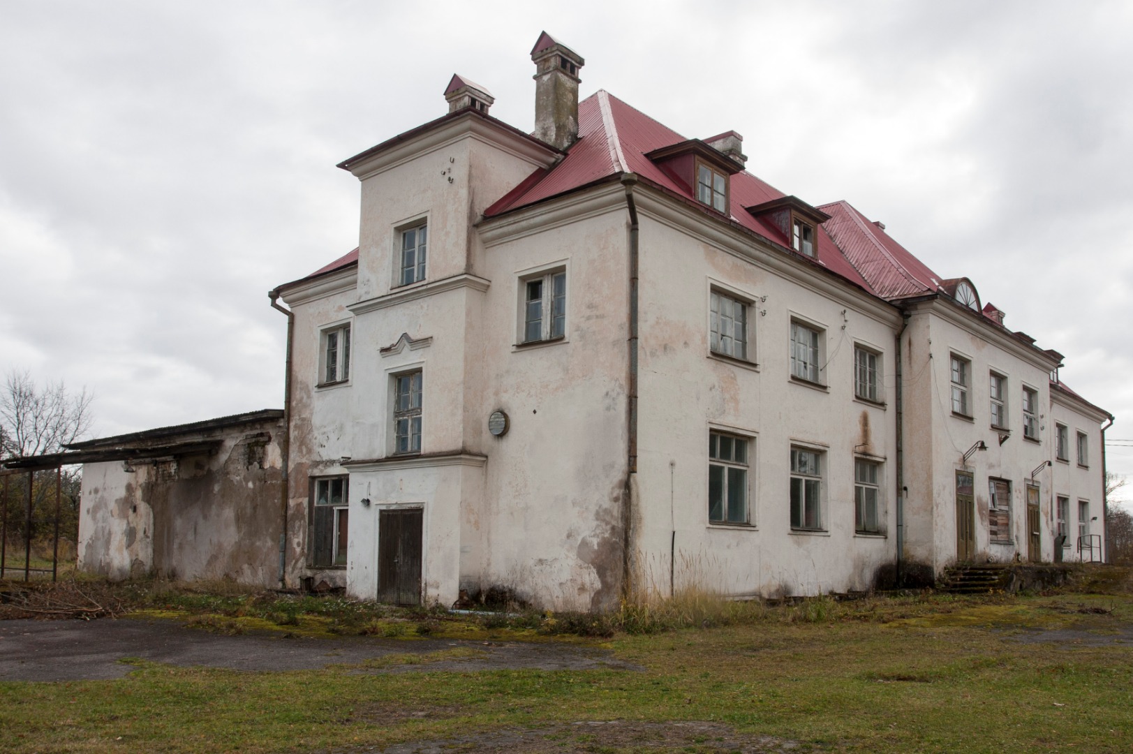 foto, Viljandimaa, Õisu meierei, välisvaade, 1950 rephoto