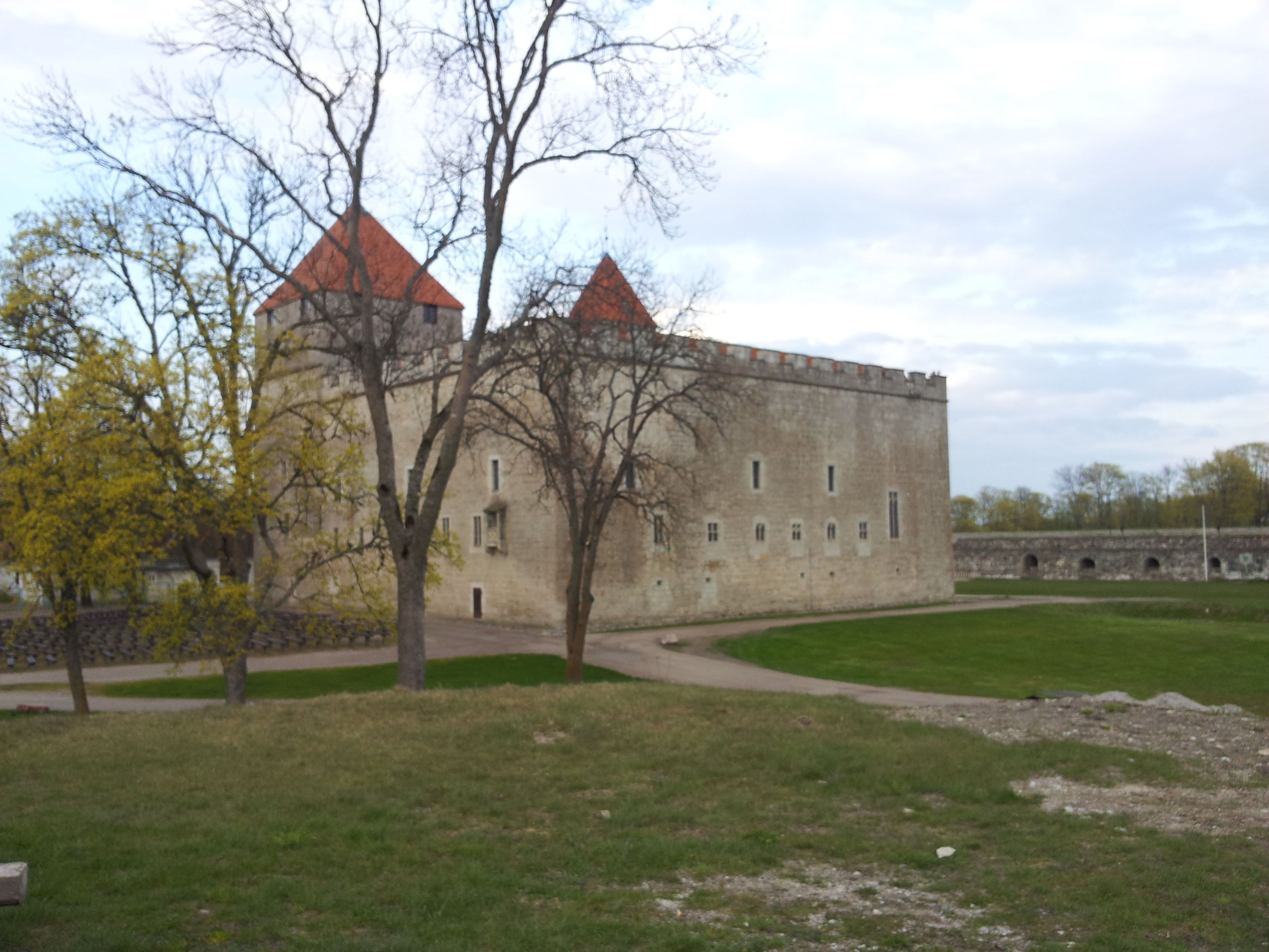 Vaade Kuressaare lossile rephoto