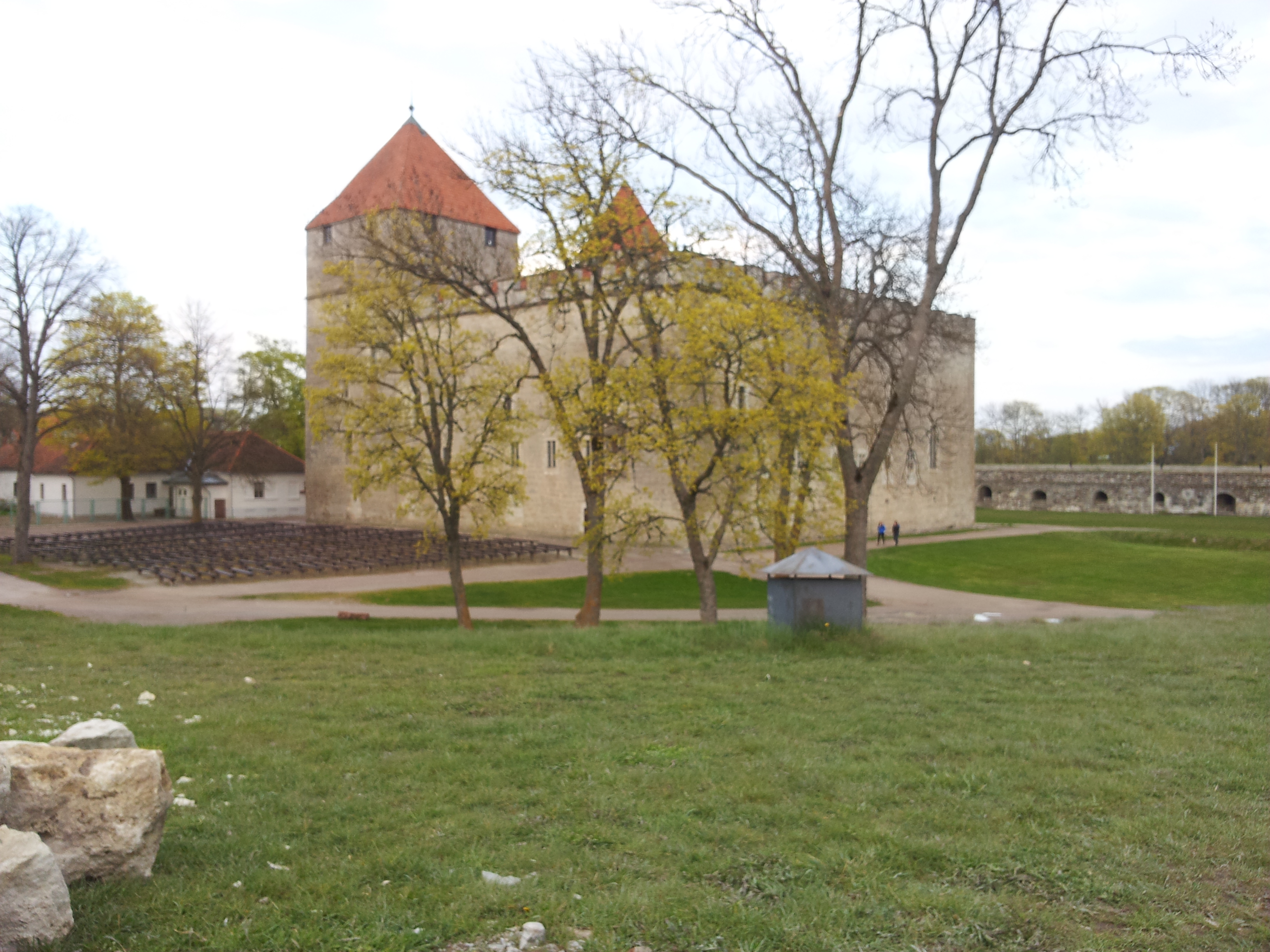 Kuressaare lossi vaade rephoto
