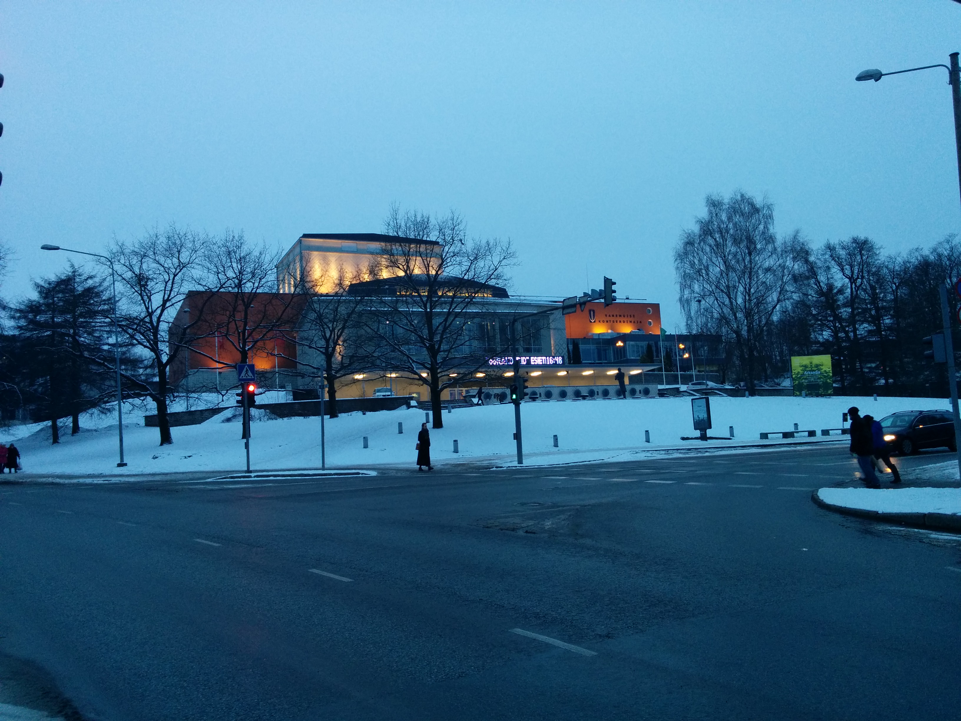 Tartu Theatre "Vanemuine". Outdoor view. rephoto