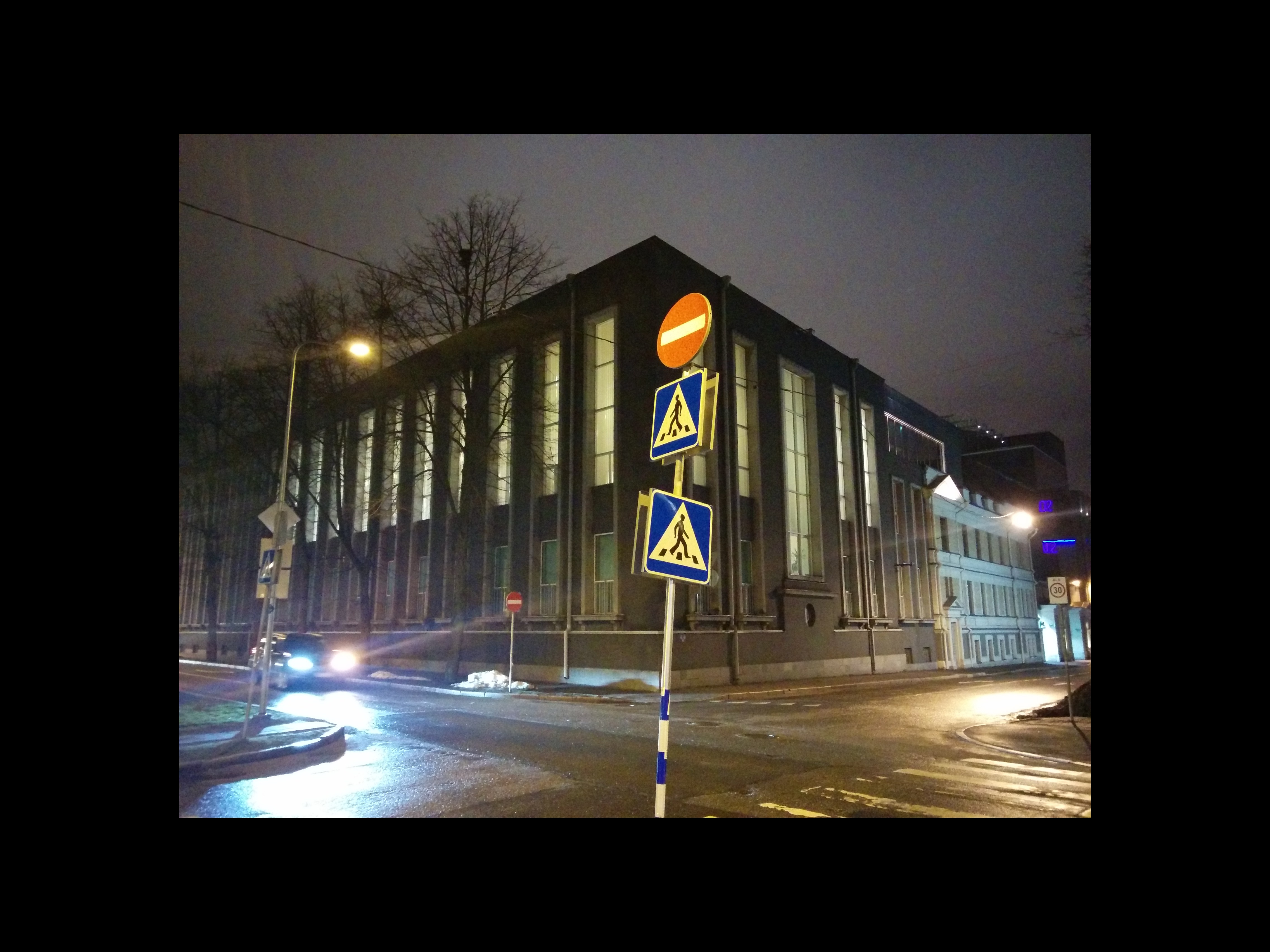 Eesti Panga hoone. Vaade Sakala tänavalt rephoto