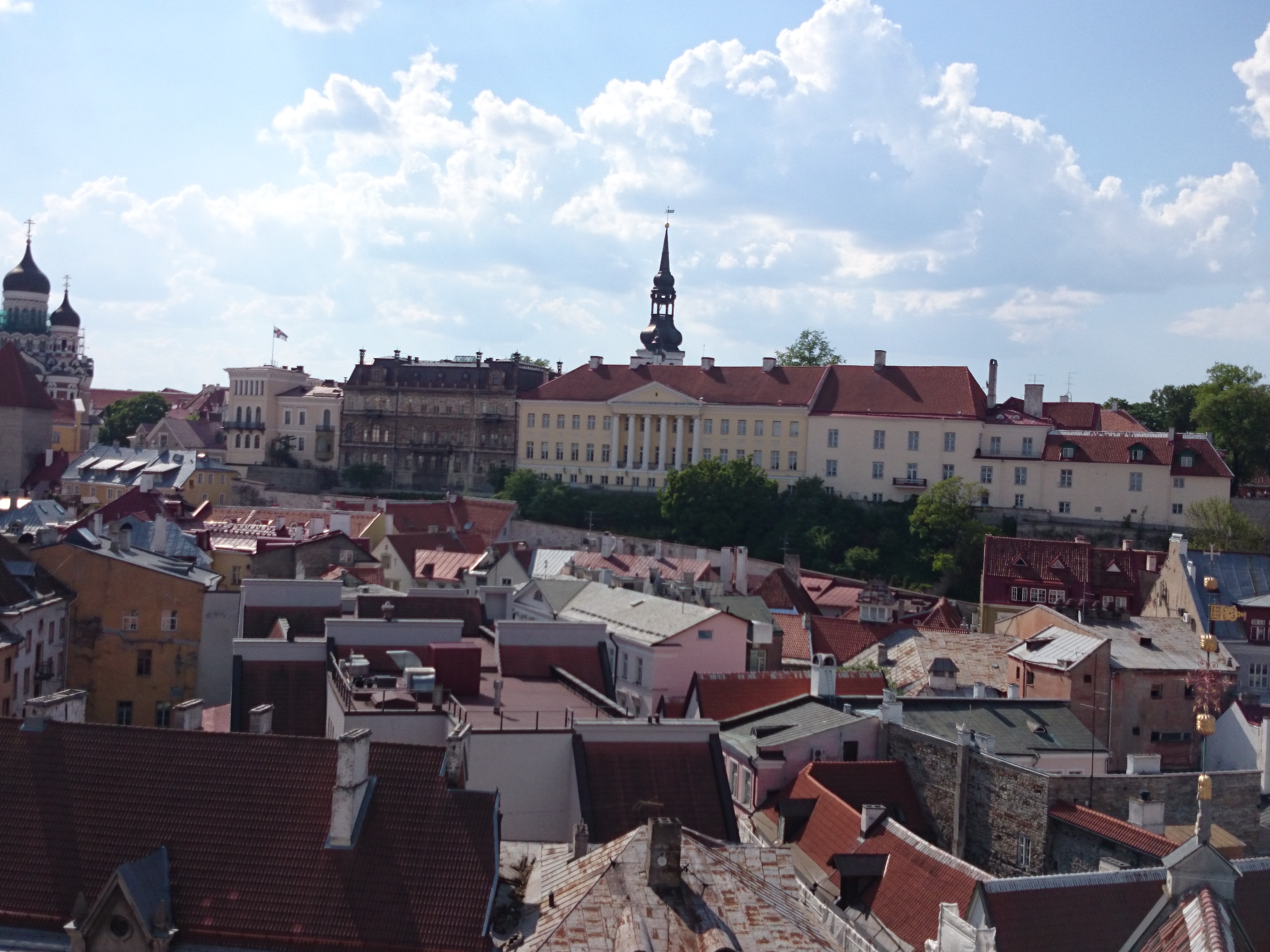 Tallinn, vaade Toompeale ja vanalinnale kagu poolt. rephoto