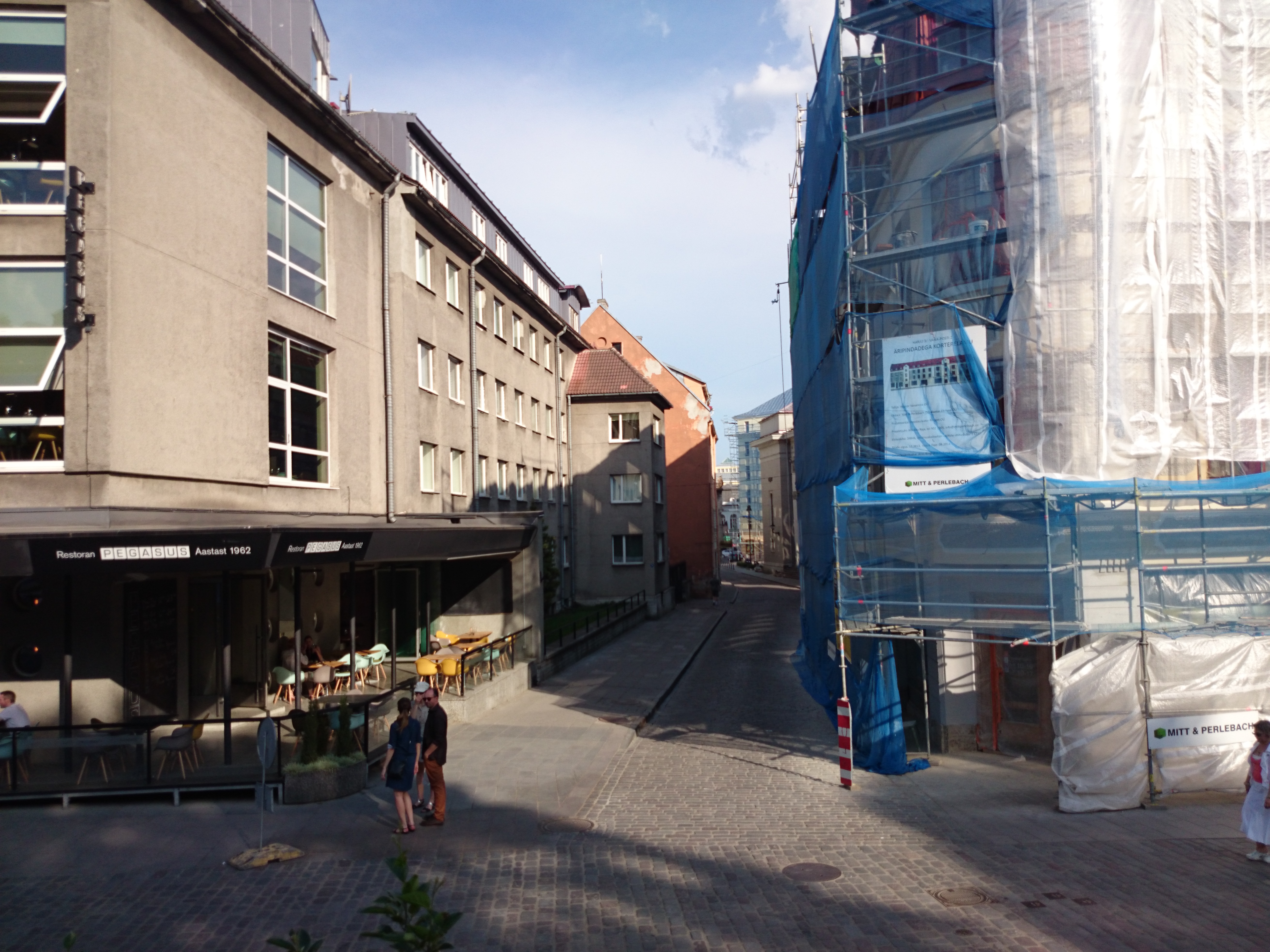 Tallinn, Vana-Posti tänav varemeis. rephoto