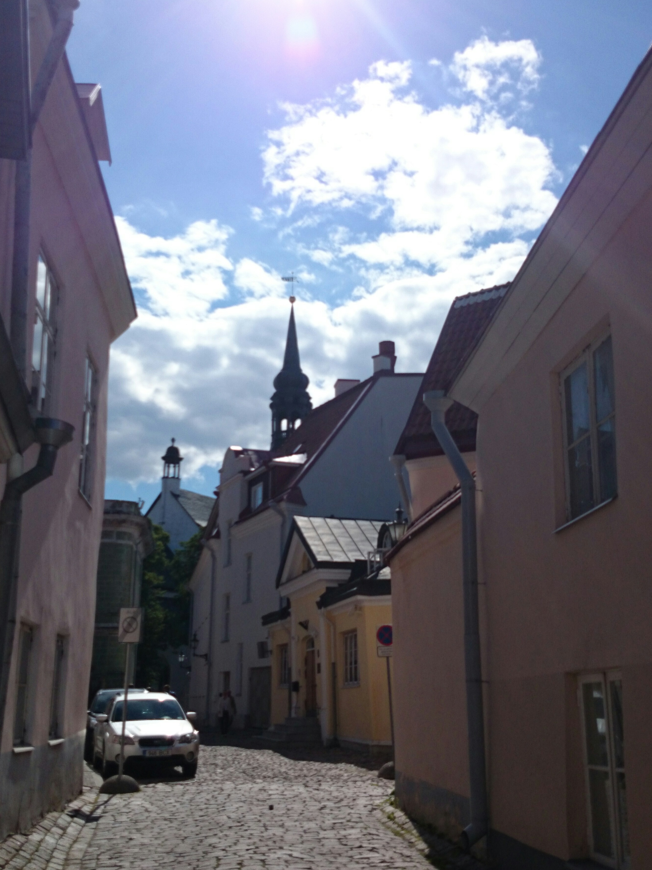 Tallinn, Toomkirik, vaade Toomrüütli tänavalt. rephoto
