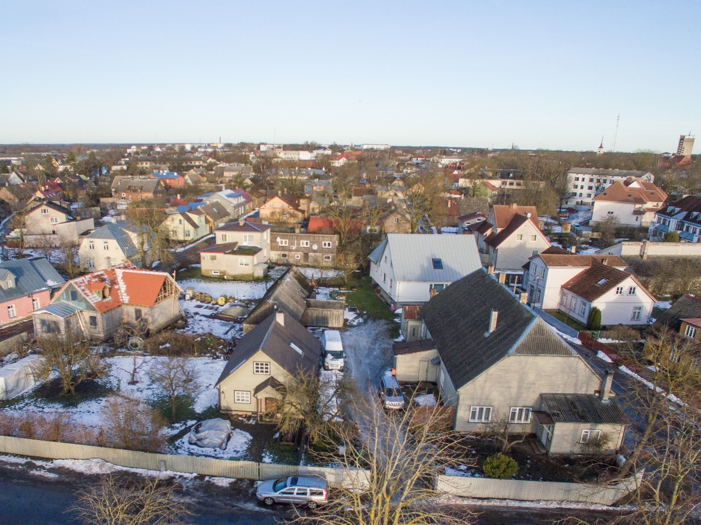 Kuressaare Castle panoramic view of N (Part 1) rephoto