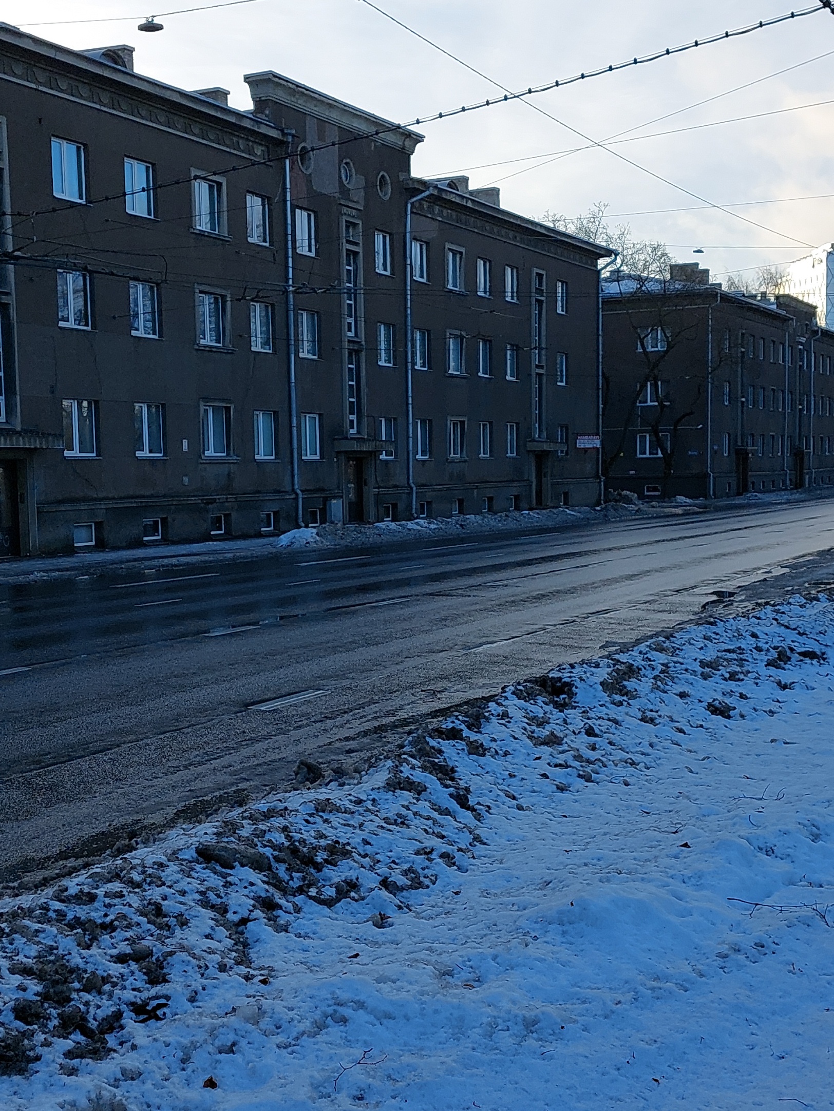 View of the Paldiski highway. rephoto
