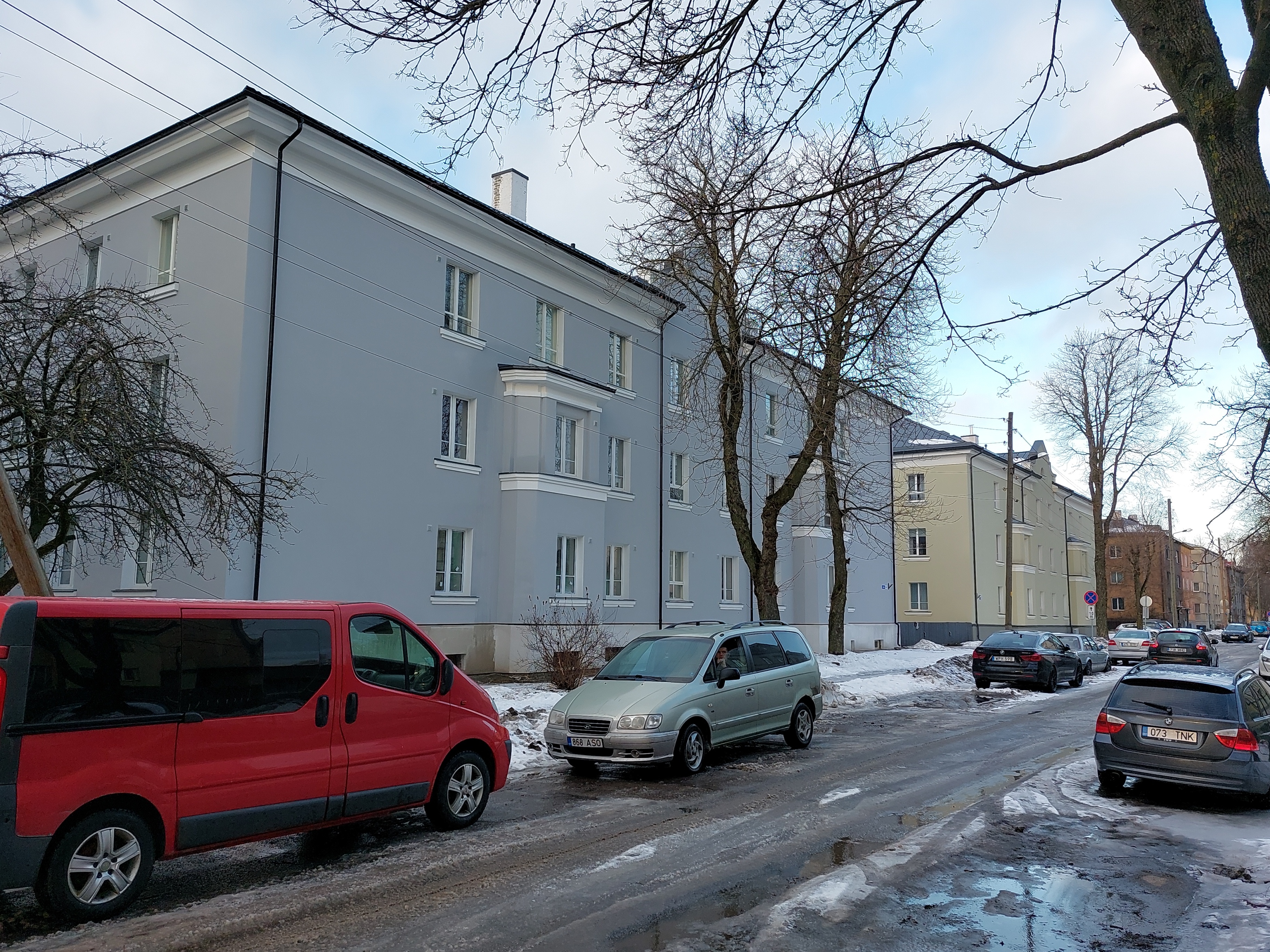 The residential house of the employees of the Ministry of Sovhooses, 24 and 26 of Tallinn, Lille Street. rephoto