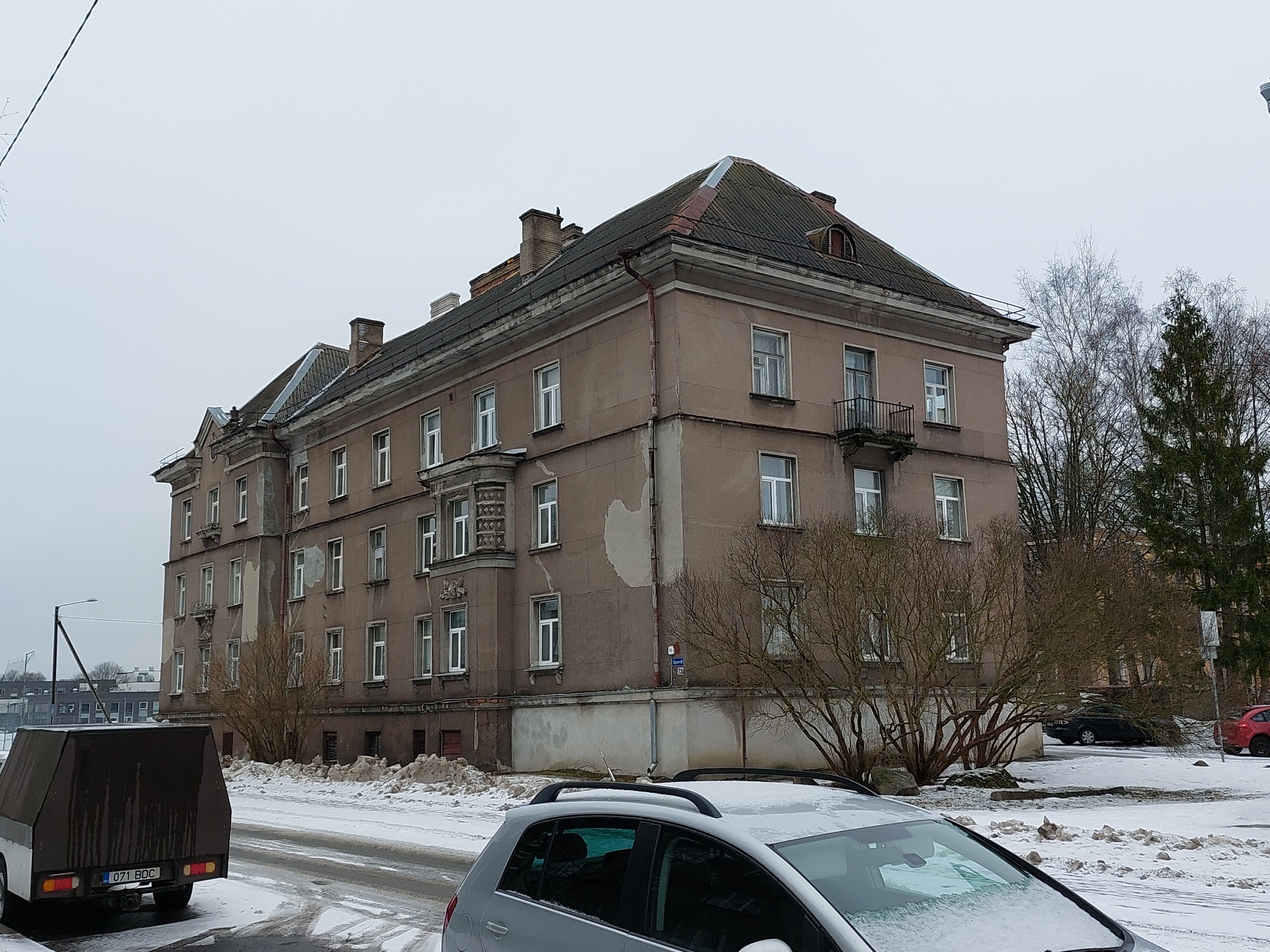 Tallinn, Kotka Street 15, construction of a new apartment. rephoto