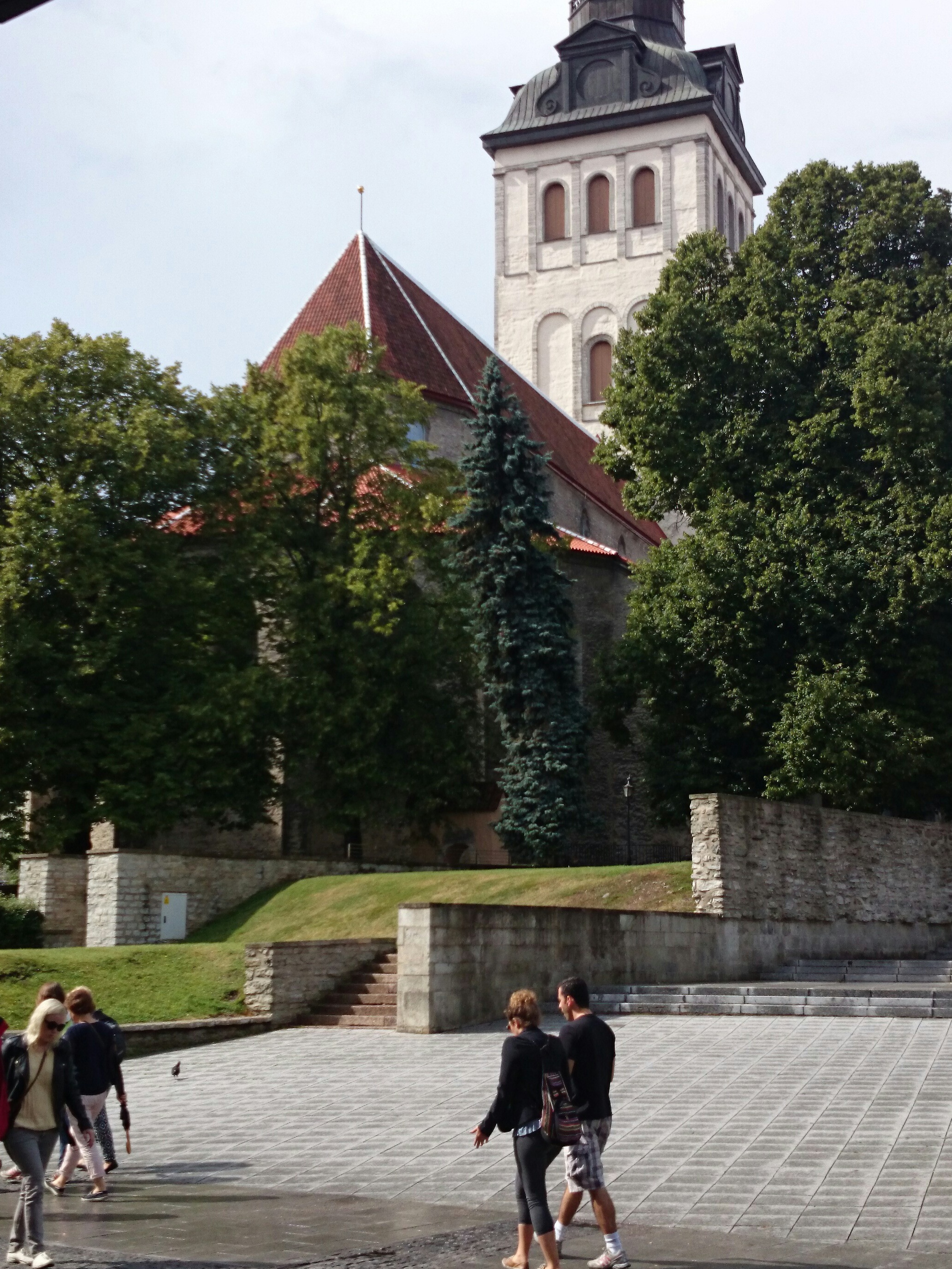Tallinn, Niguliste kiriku varemed. rephoto
